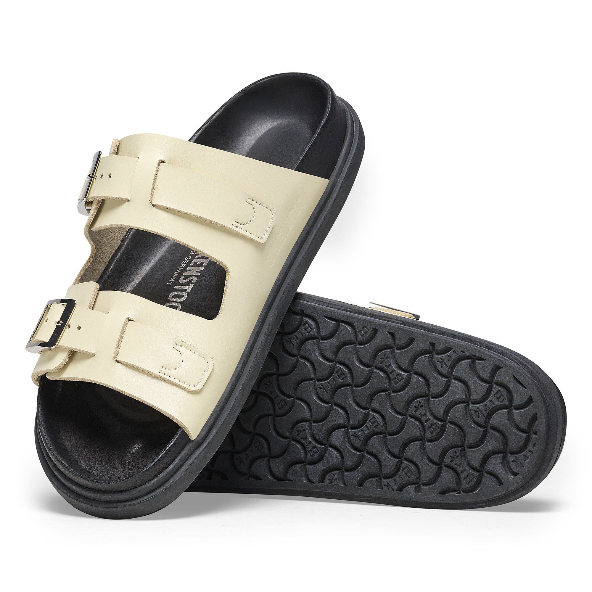 H uroBIRKENSTOCK ST BARTHS サンダル 37 St Barths Leather in Color Mineral Blue | BIRKENSTOCK US