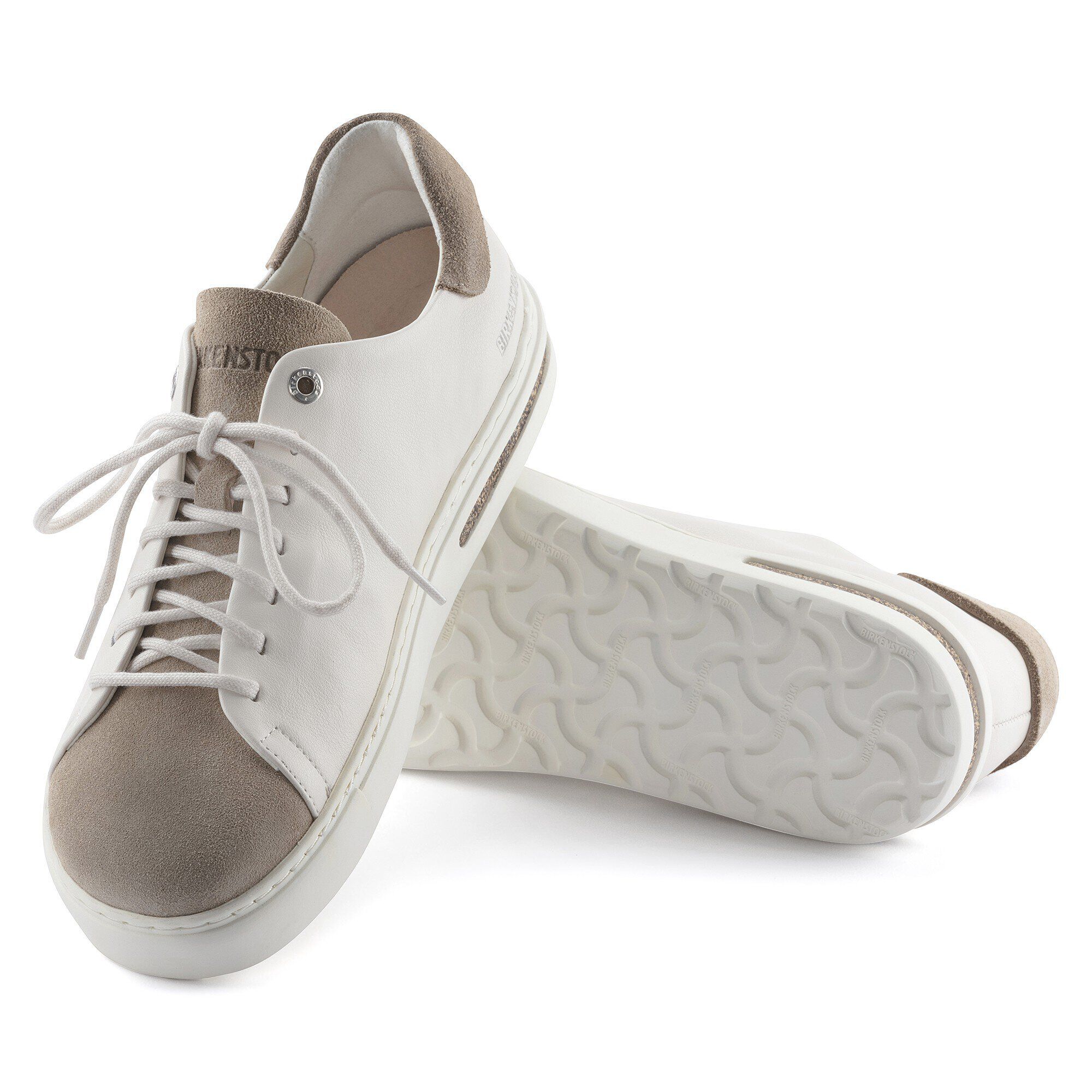Bend Low Decon Pop Natural Leather/Nubuck Taupe/Eggshell
