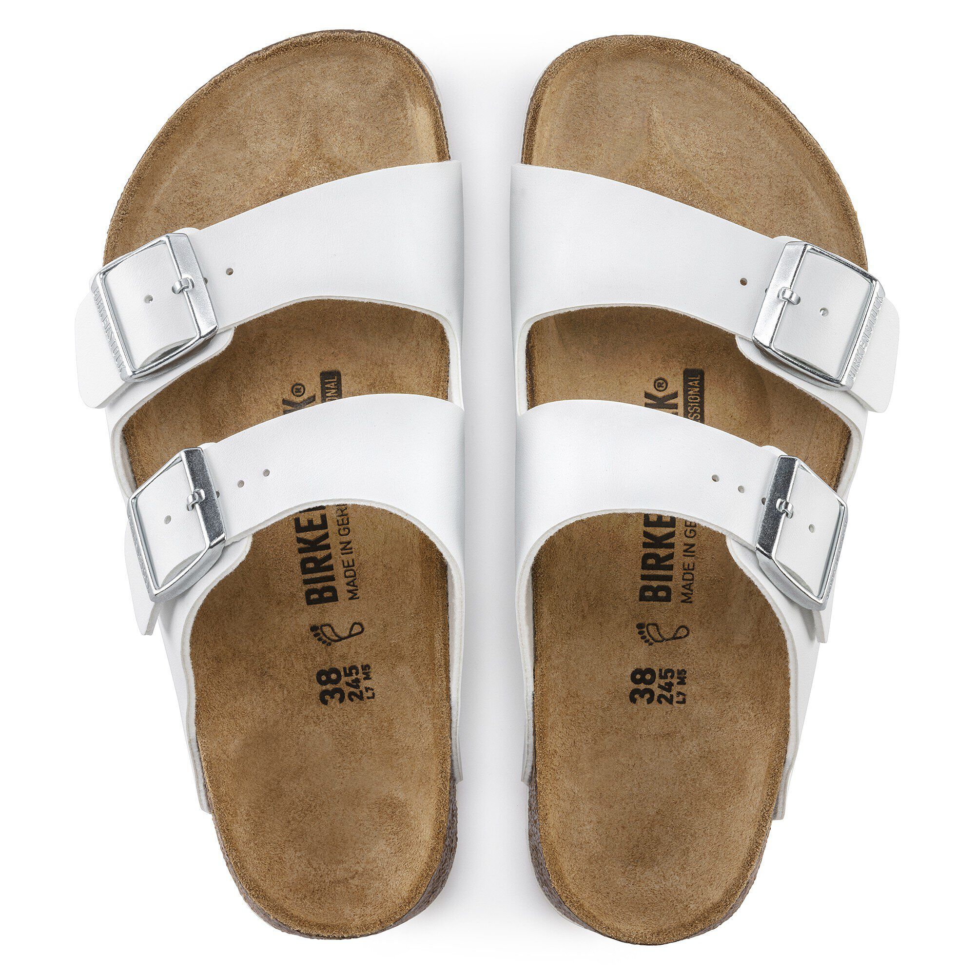 靴 BIRKENSTOCK 1025180 Arizona PROF White Arizona PROF Birko-Flor White | BIRKENSTOCK