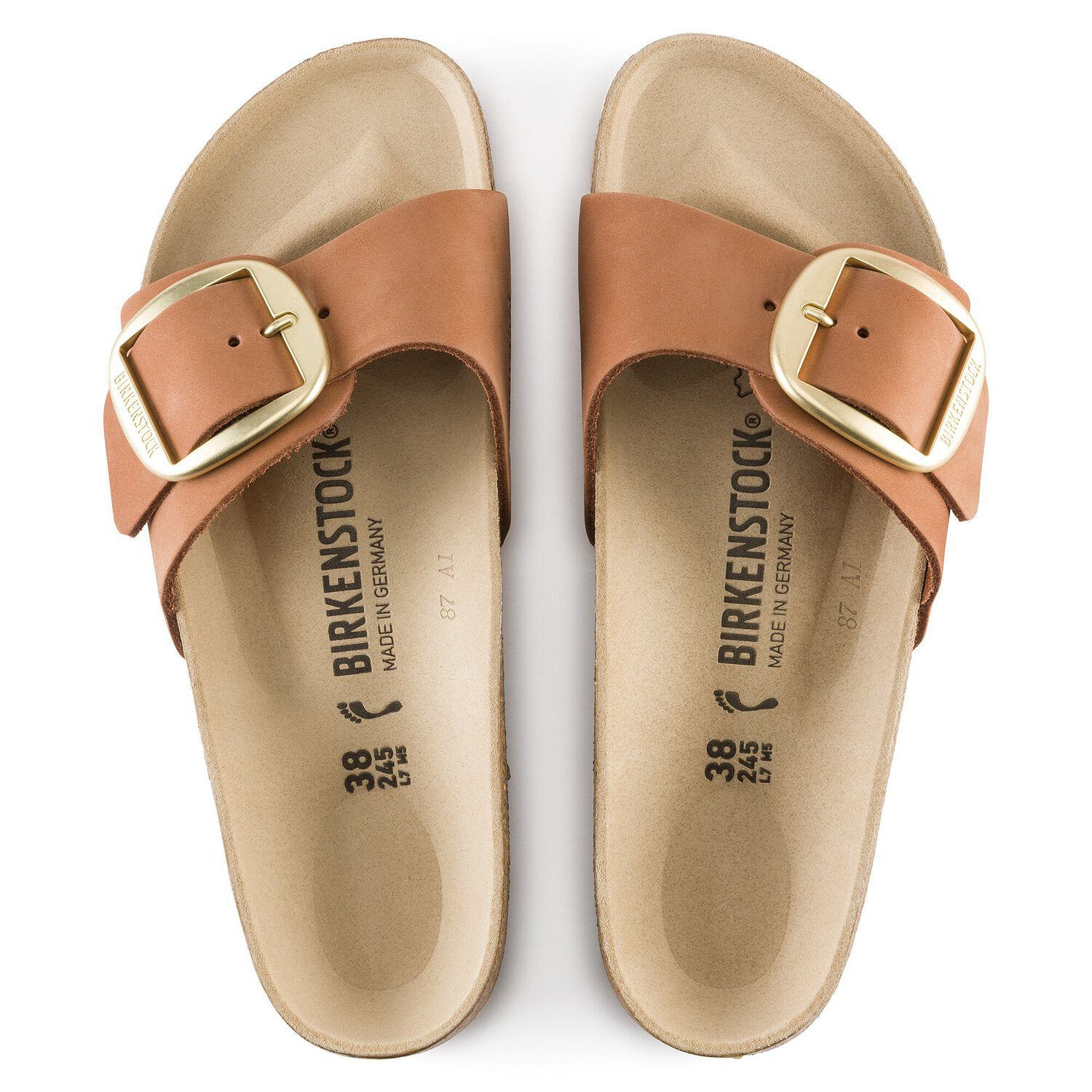 Madrid Nubuck Leather Brandy Shop Online At Birkenstock