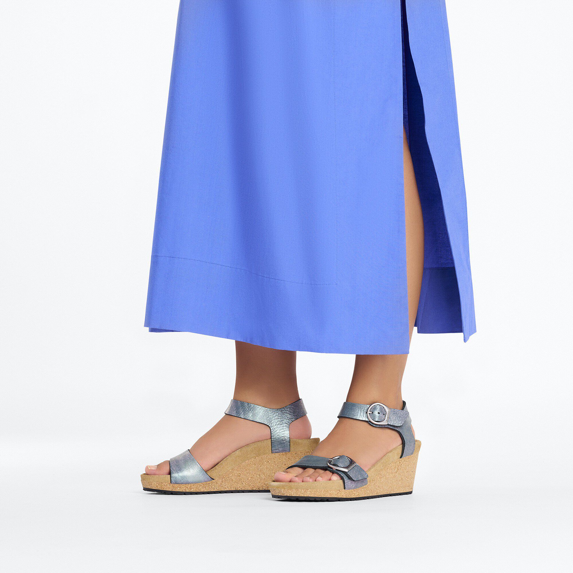 Soley Ring-Buckle Nubuk Leather Metallic Black | BIRKENSTOCK Soley Ring-Buckle Nubuk Leather Metallic Black | BIRKENSTOCK