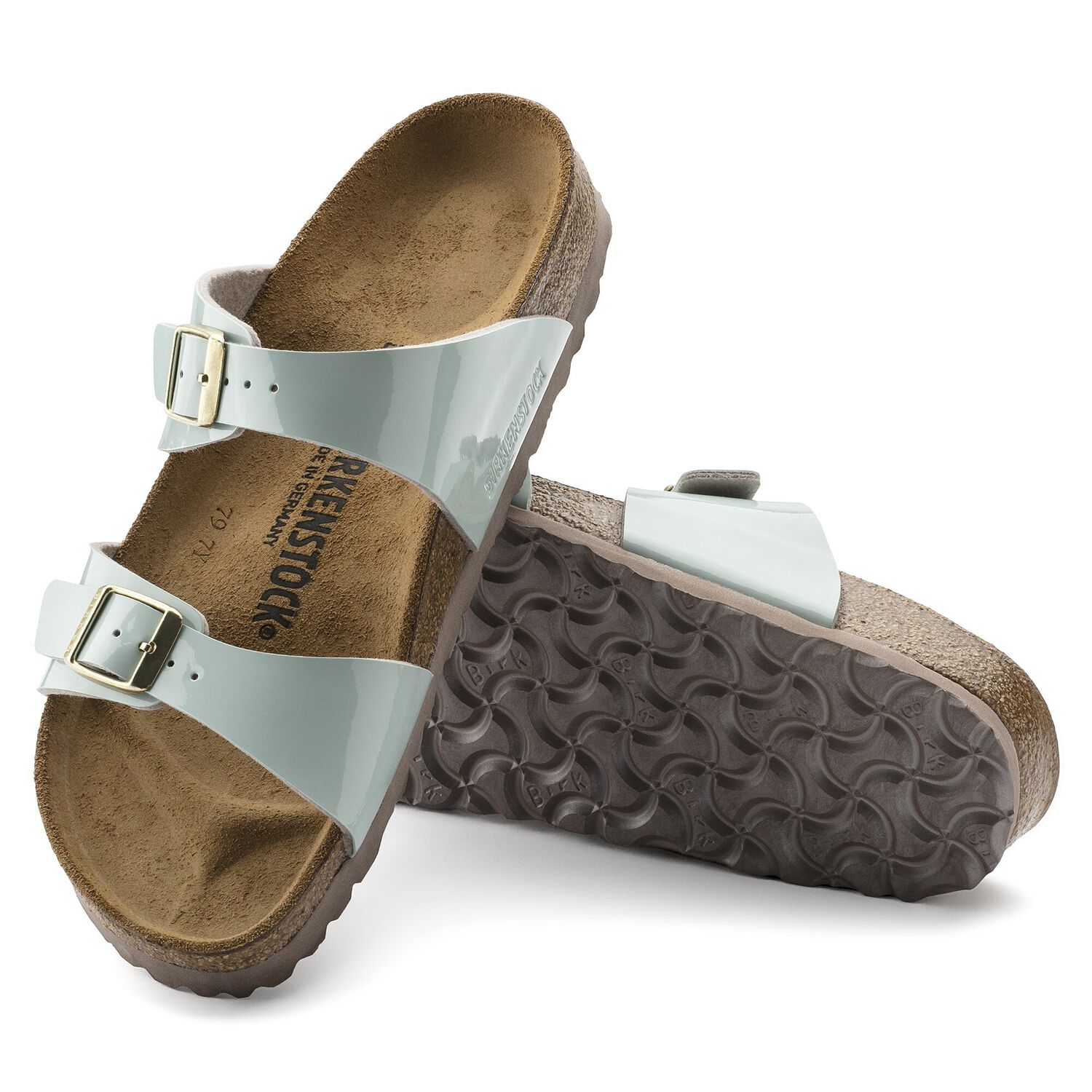 Sydney Birko-Flor Patent Two Tone Water Cream | BIRKENSTOCK