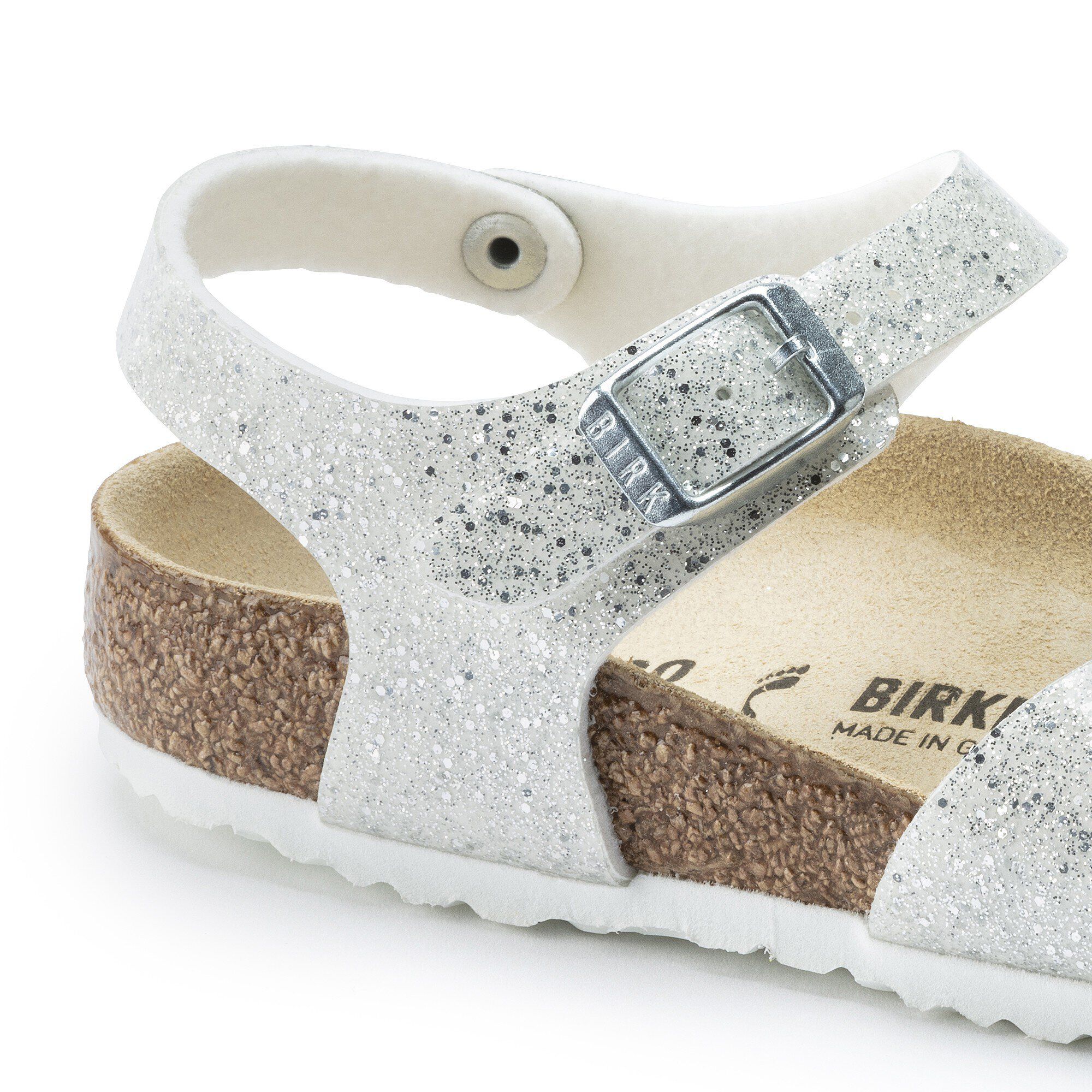 Birkenstock cosmic sparkle white clearance