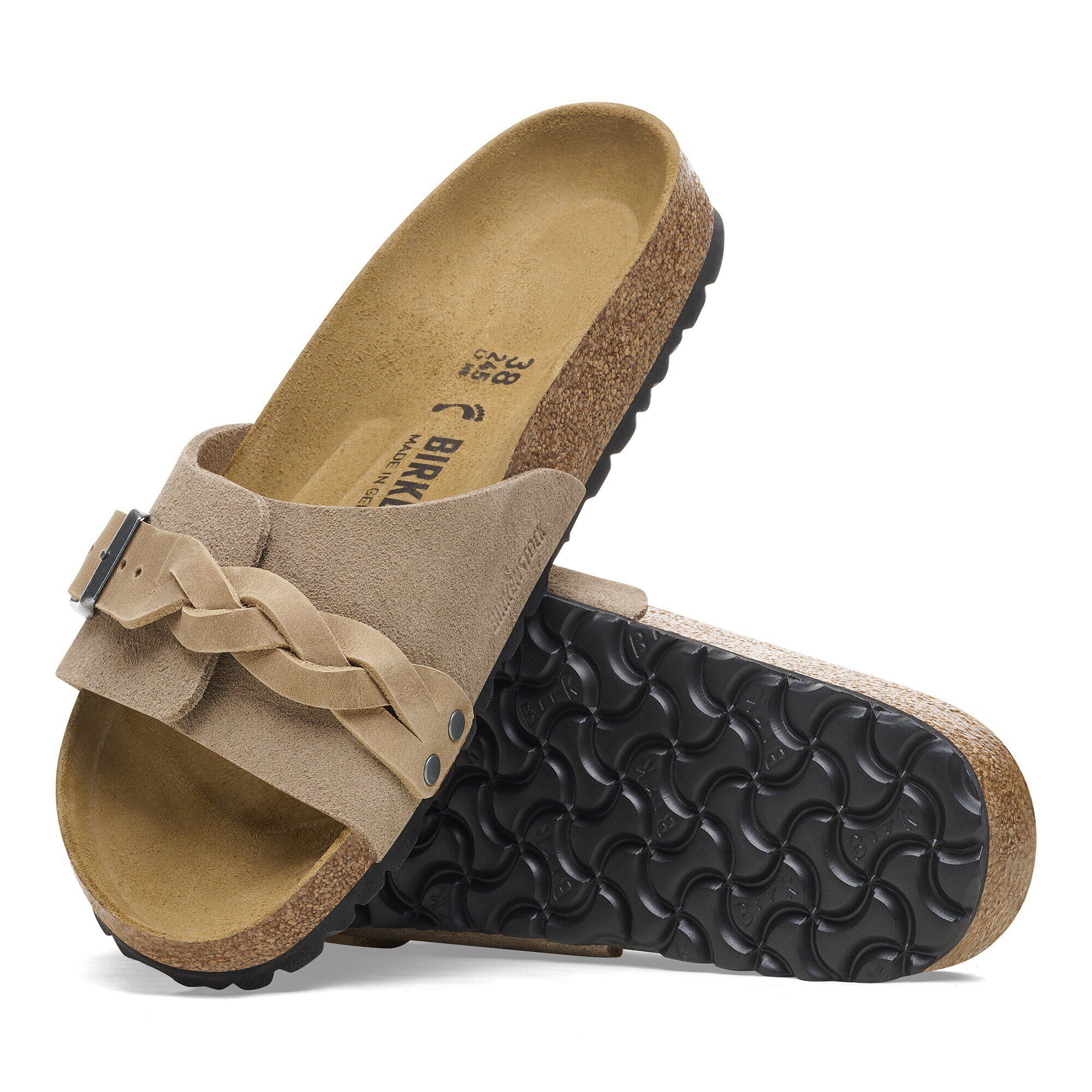 Oita Braided / オオイタ ブレイデッド スエードレザー トープ | BIRKENSTOCK