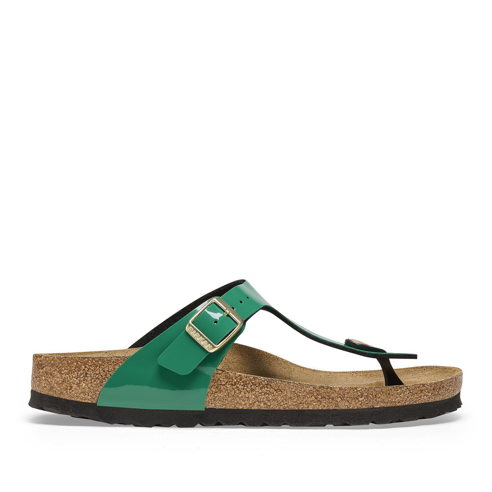 シューズ・サンダルその他 BIRKENSTOCK Women Sandals 1029450SUE PS GREEN Gizeh Birko-Flor Patent Patent Digital Green | BIRKENSTOCK