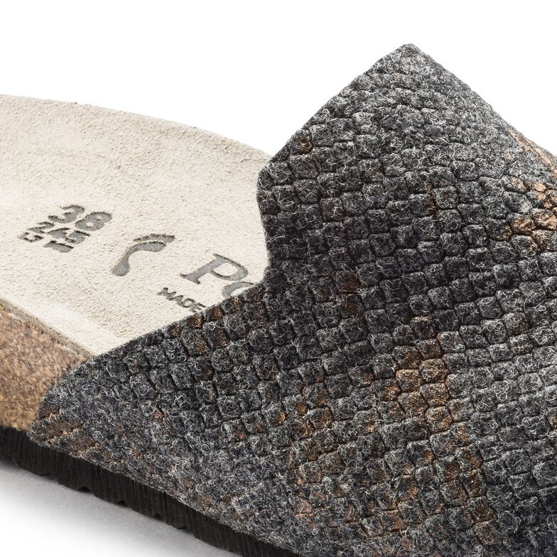 Lucy Wool Felt Shiny Felt Anthracite Lucy Wool Felt Shiny Felt Anthracite