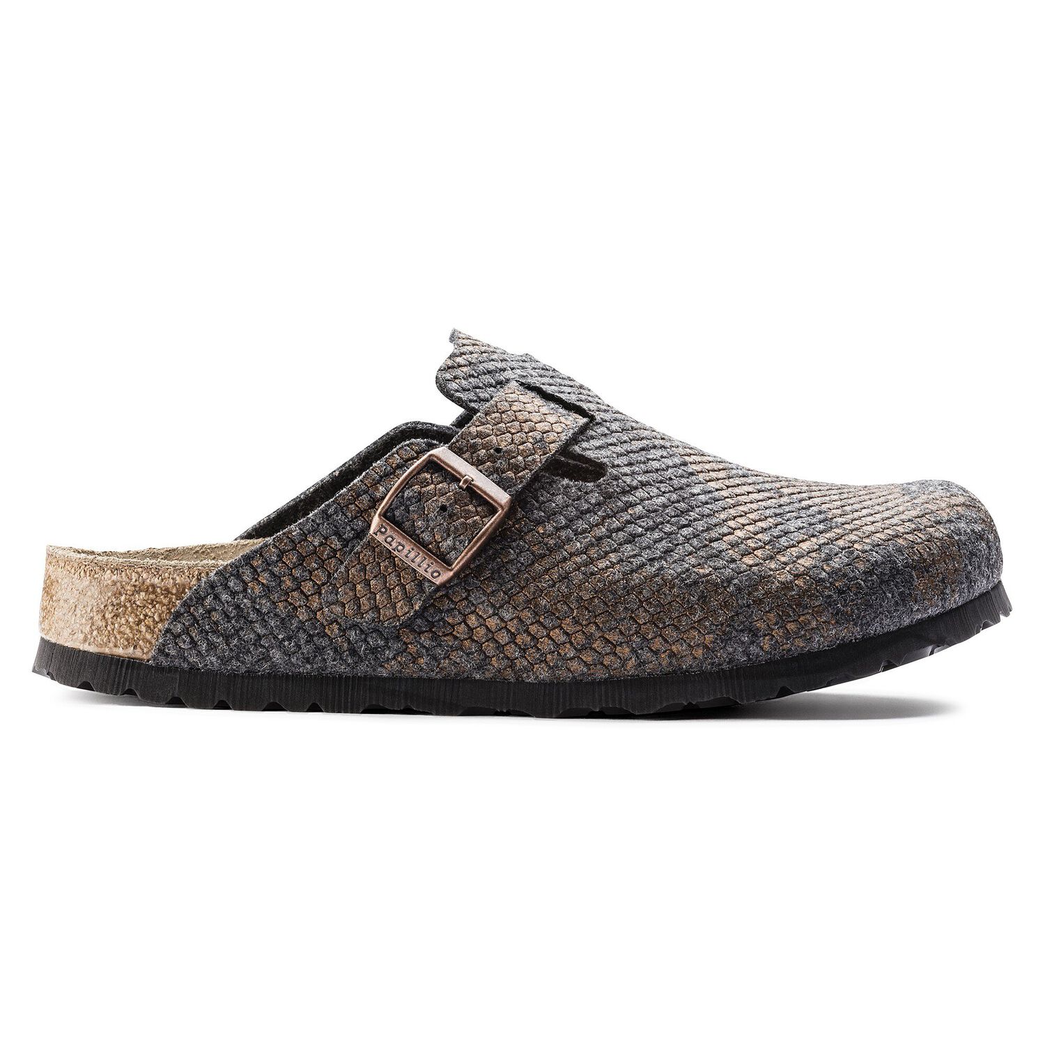 Boston Wool Felt Shiny Felt Anthracite BIRKENSTOCK