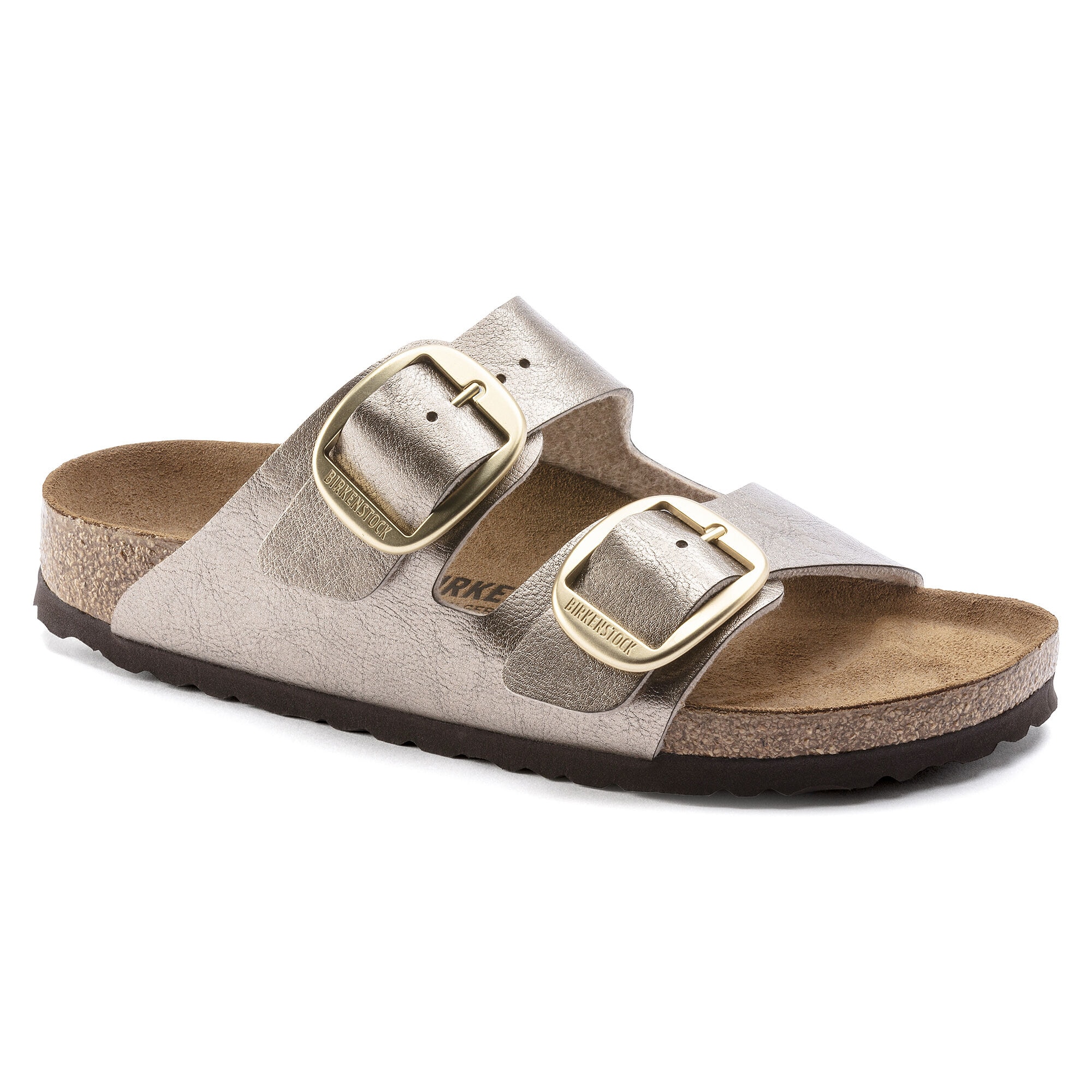 Arizona Big Buckle Birko Flor Graceful Taupe BIRKENSTOCK