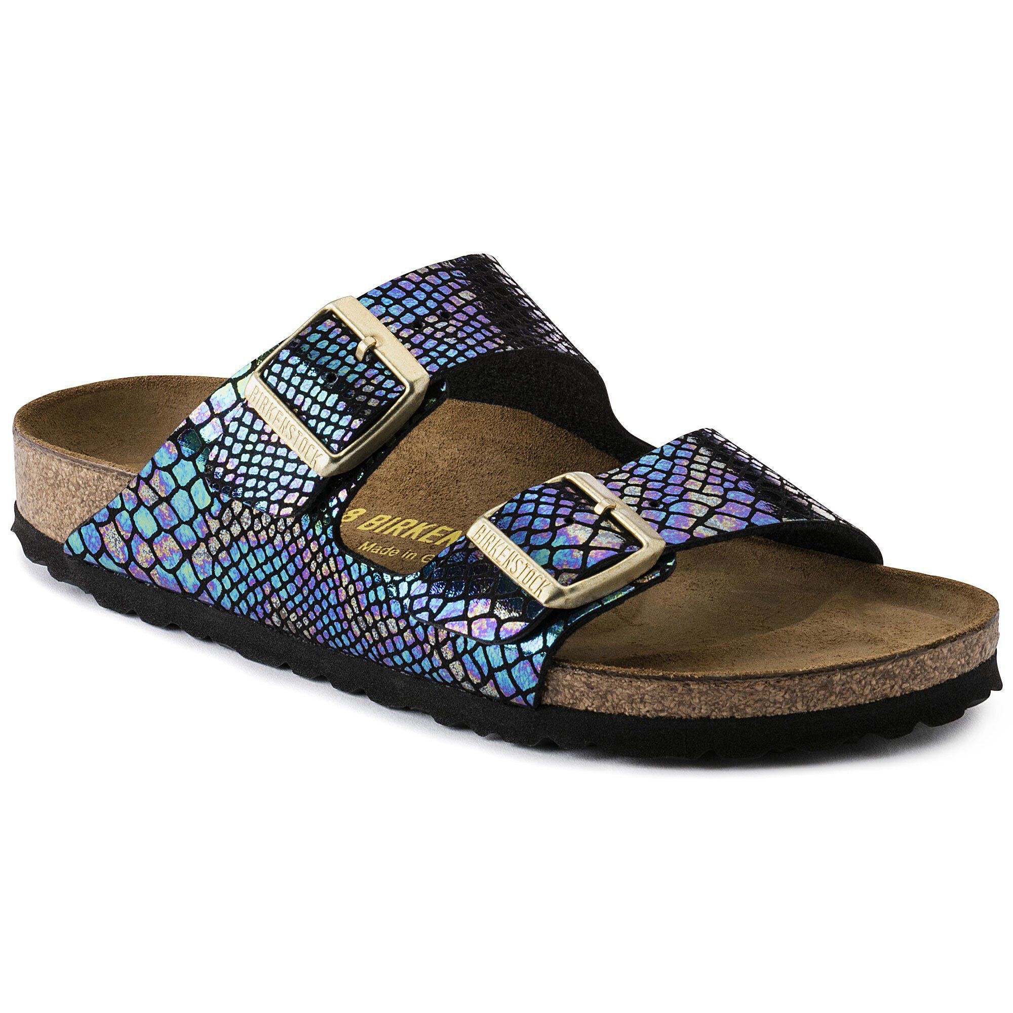 black snake birkenstocks