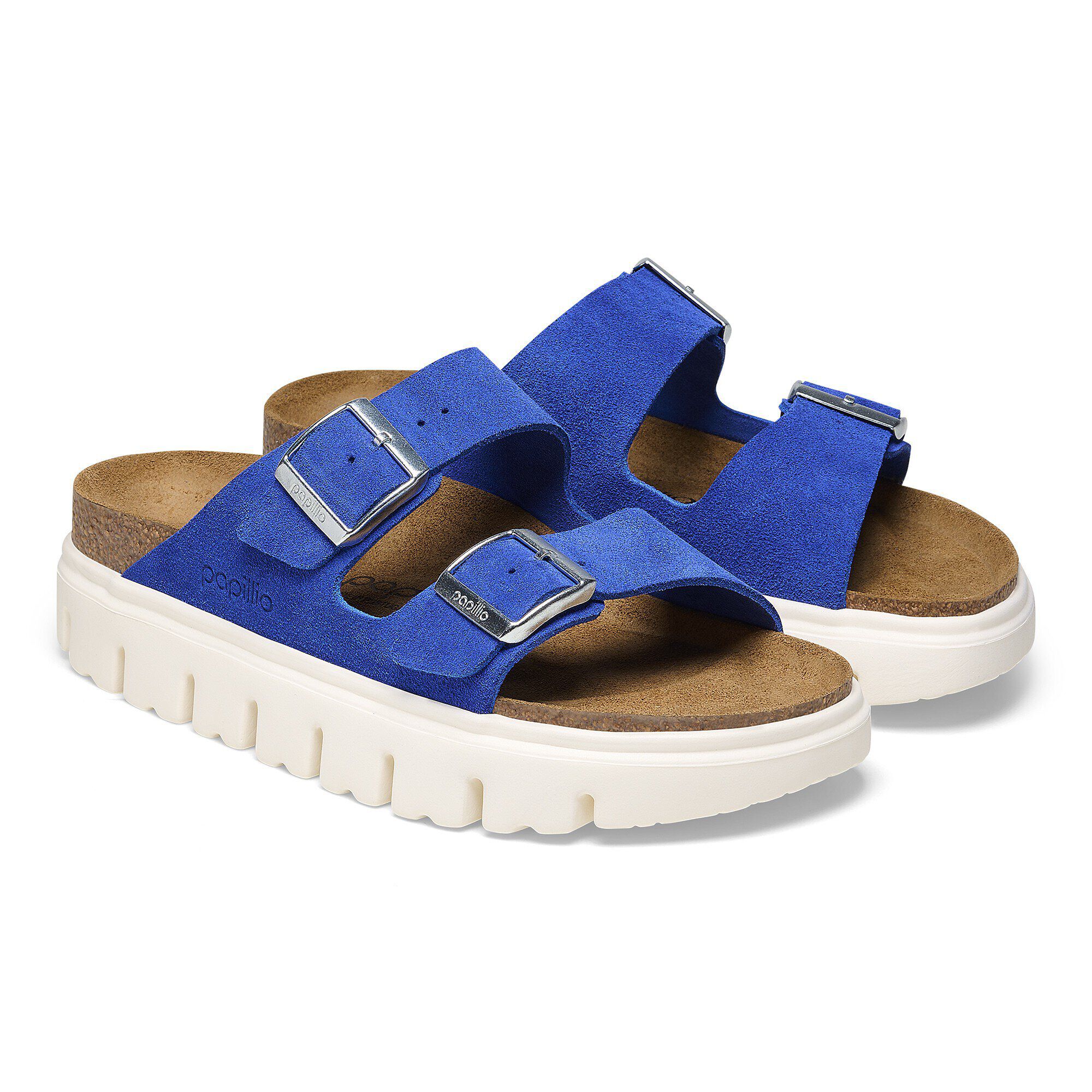 定番のお歳暮 Arizona Chunky BIRKENSTOCK | Blue Ultra Leather Suede 靴