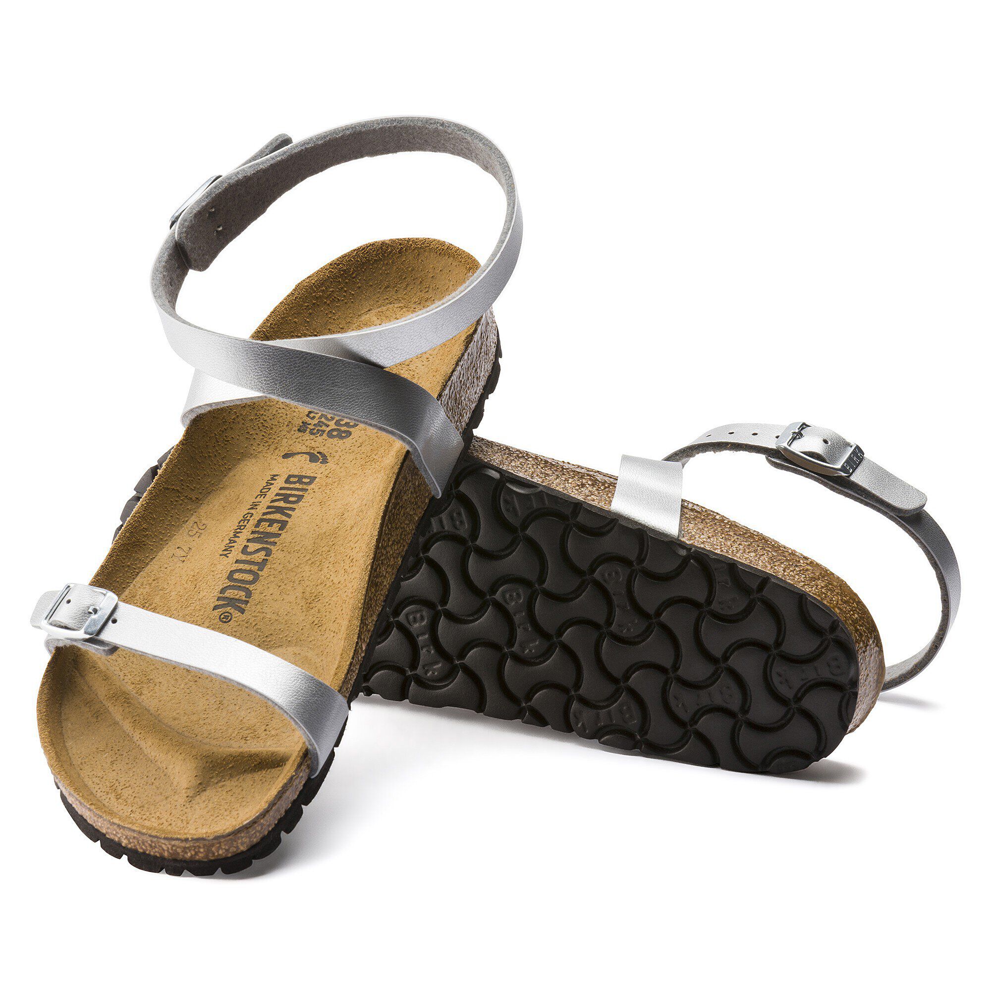 birkenstock daloa silver