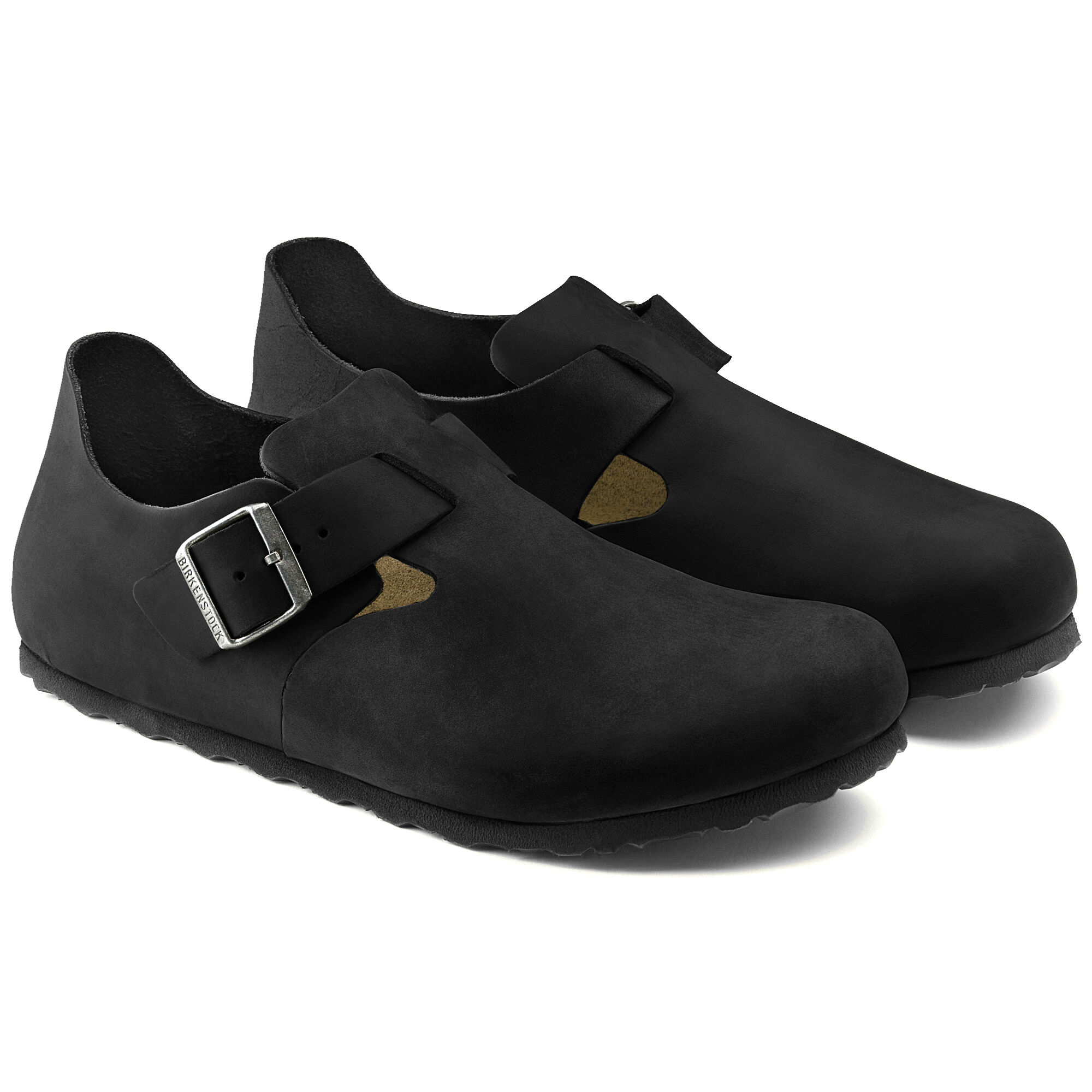 Birkenstock london black oiled leather Clearance