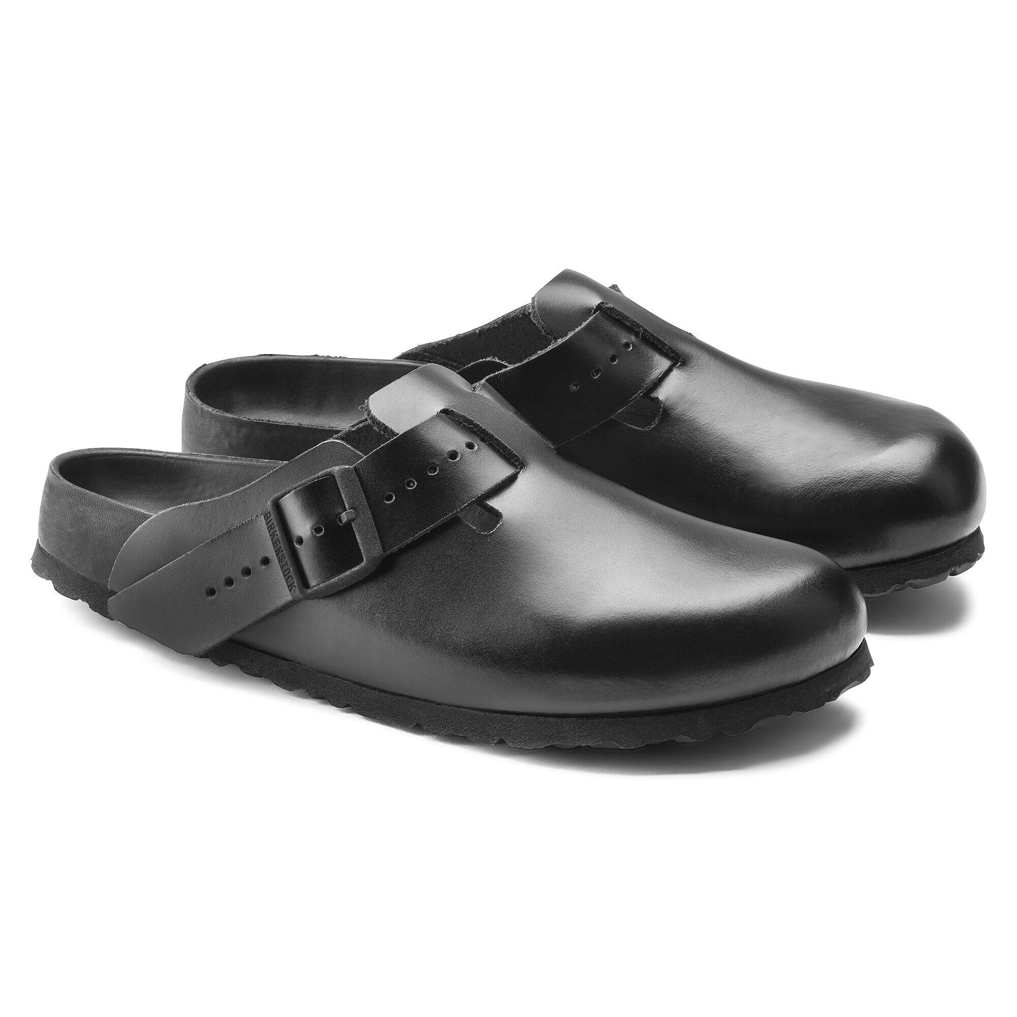 【Rick owens 】BIRKENSTOCK BOSTON size40 Rick Owens Boston Smooth Leather Amalfi Black | BIRKENSTOCK