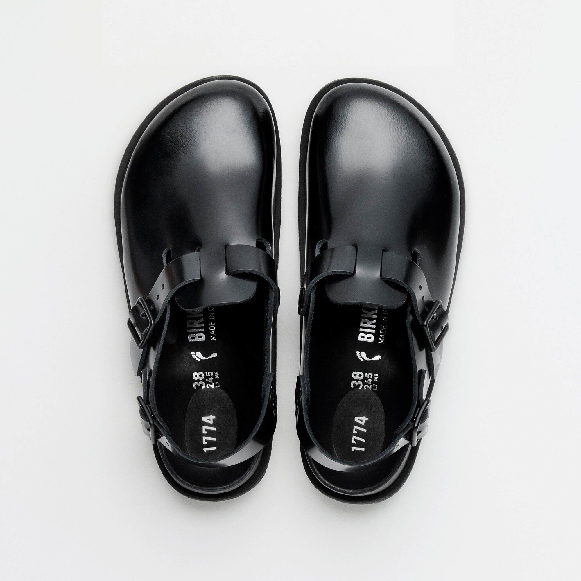 Tokio II Natural Leather Premium Black | BIRKENSTOCK
