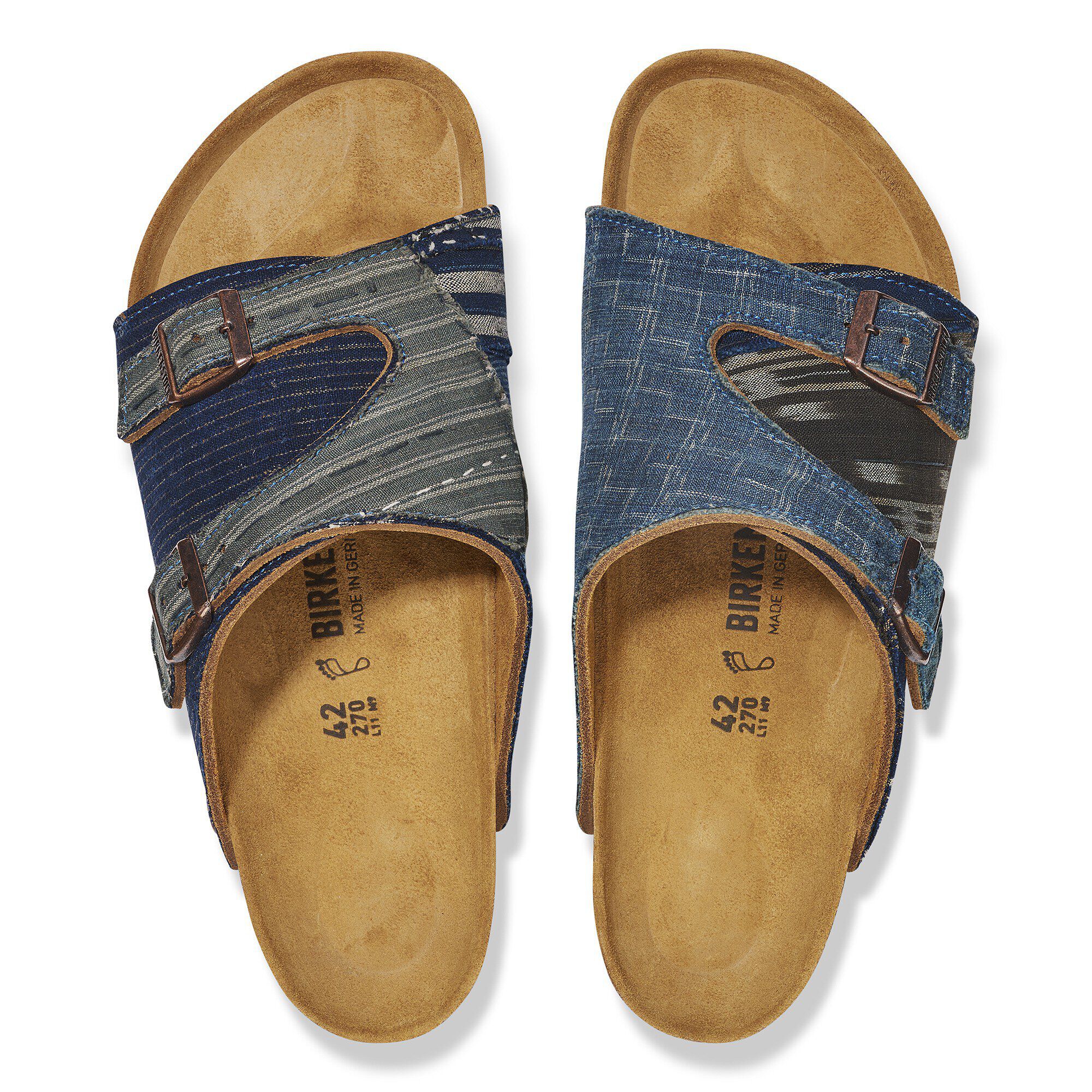 8*6様 BIRKENSTOCK チューリッヒ Zurich Boro / チューリッヒ ボロ マテリアル ミックス デニム