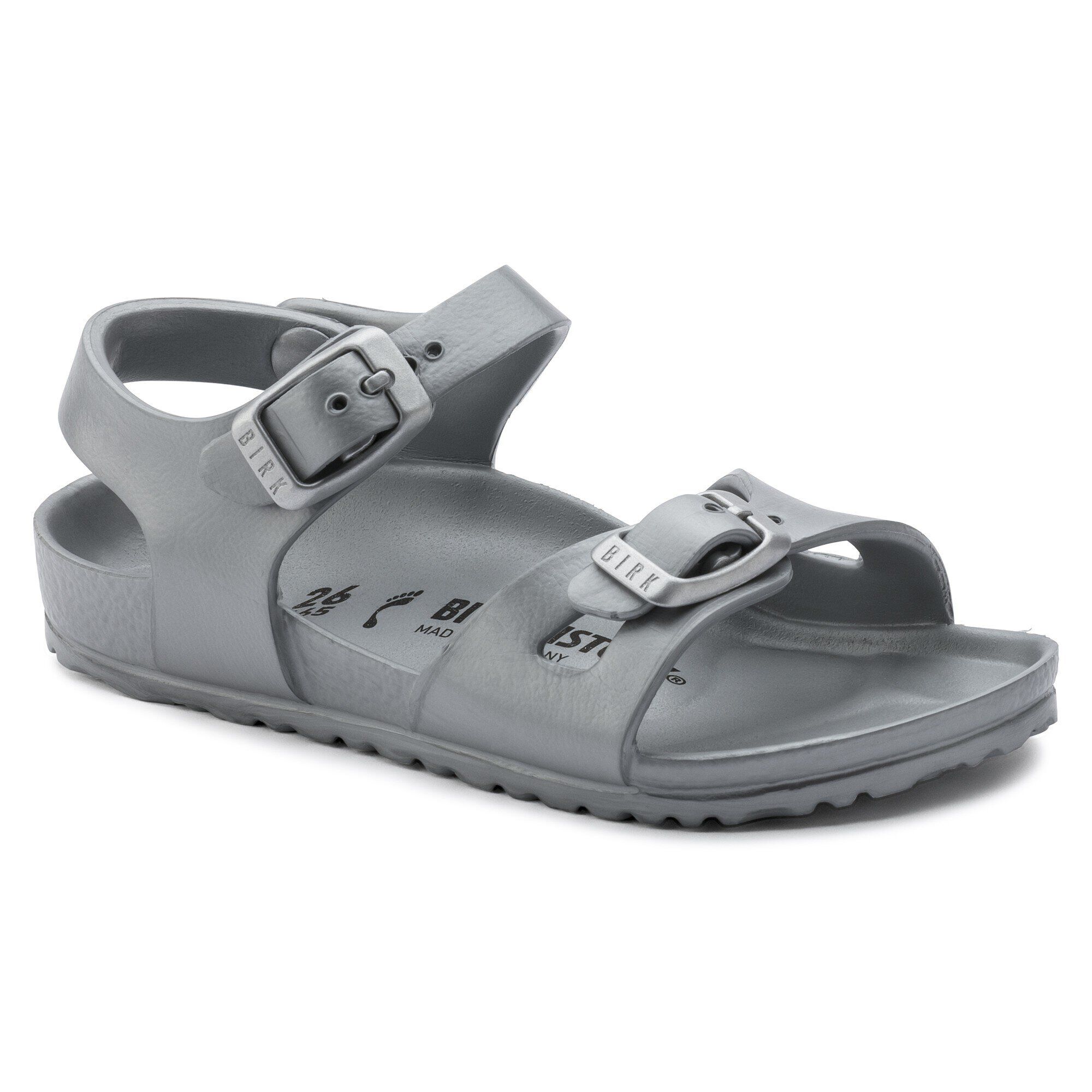 silver eva birkenstocks