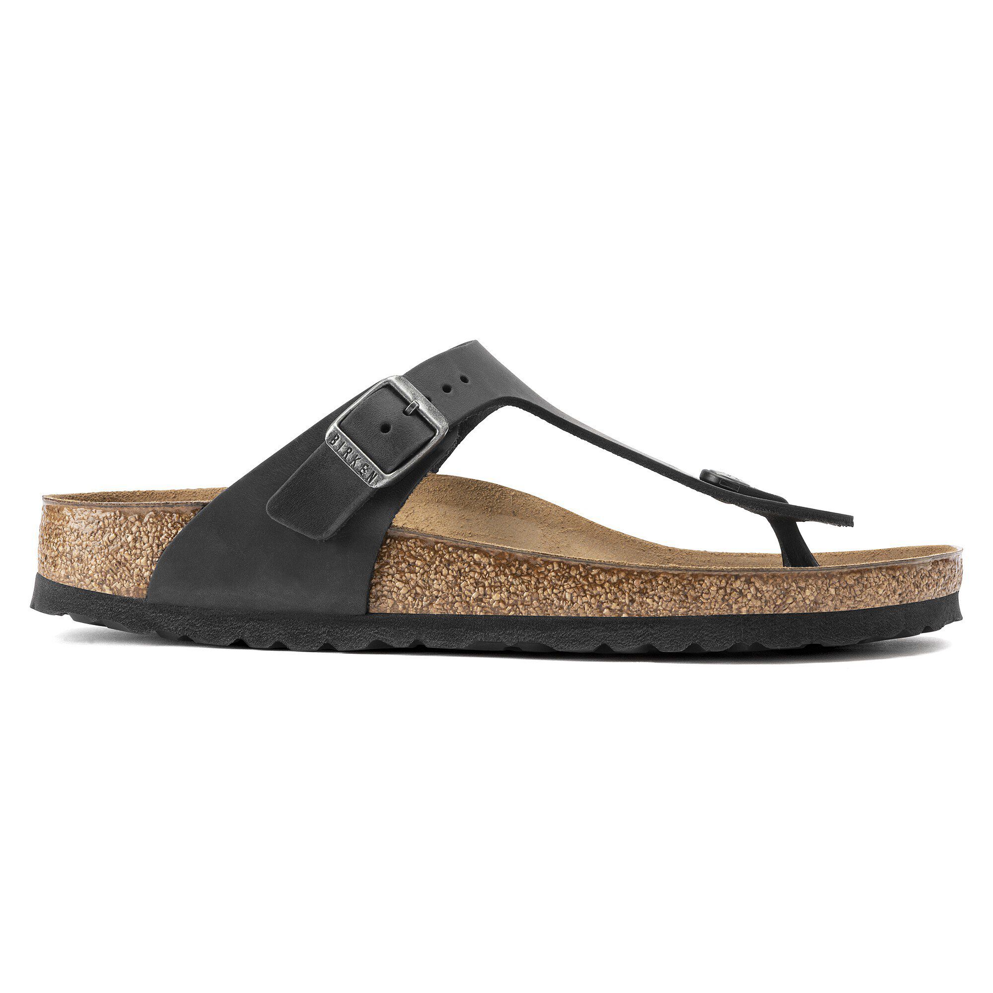即納！最大半額！ Gizeh BIRKENSTOCK | ブラック オイルドレザー ギゼ / 靴