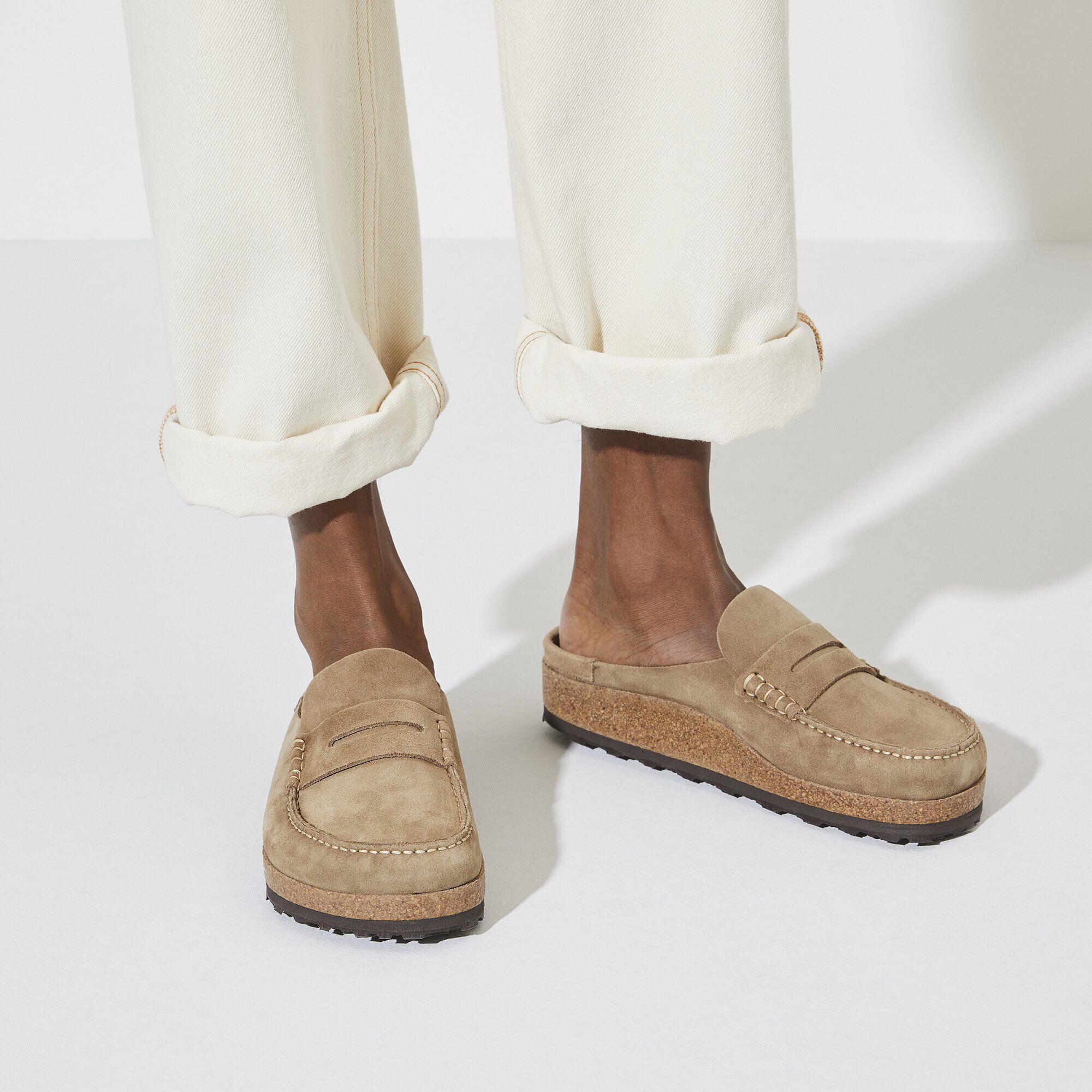 Naples zamsz Taupe | BIRKENSTOCK