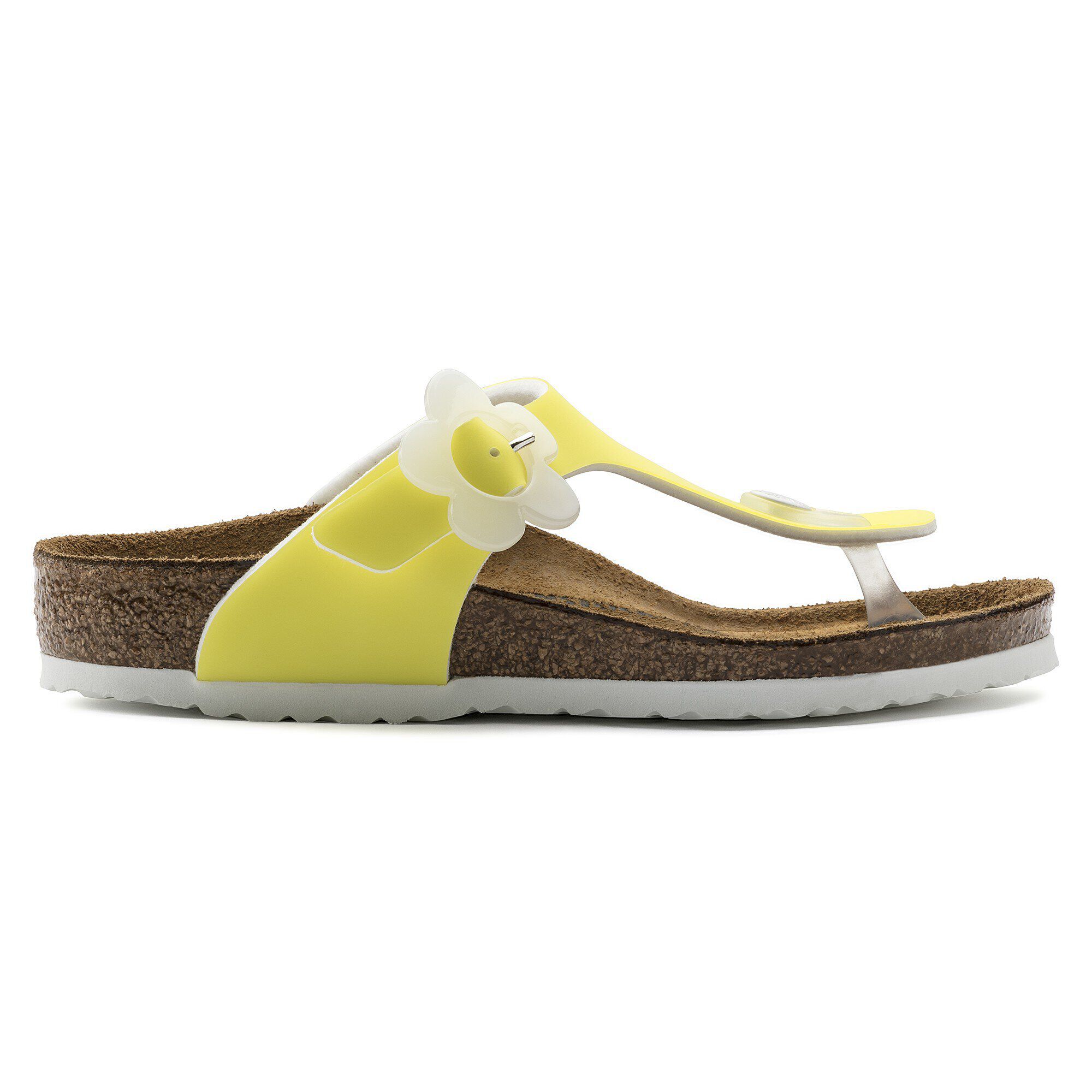 Yellow gizeh birkenstock clearance