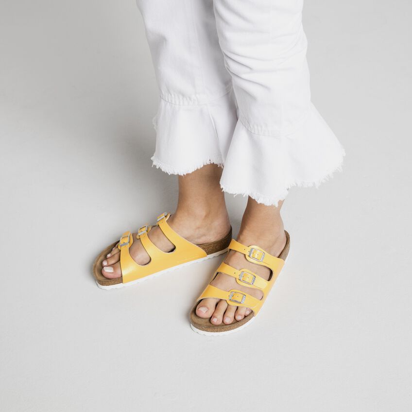 undersøgelse Kirkestol bekymring Florida Birko-Flor Graceful Amber Yellow | BIRKENSTOCK