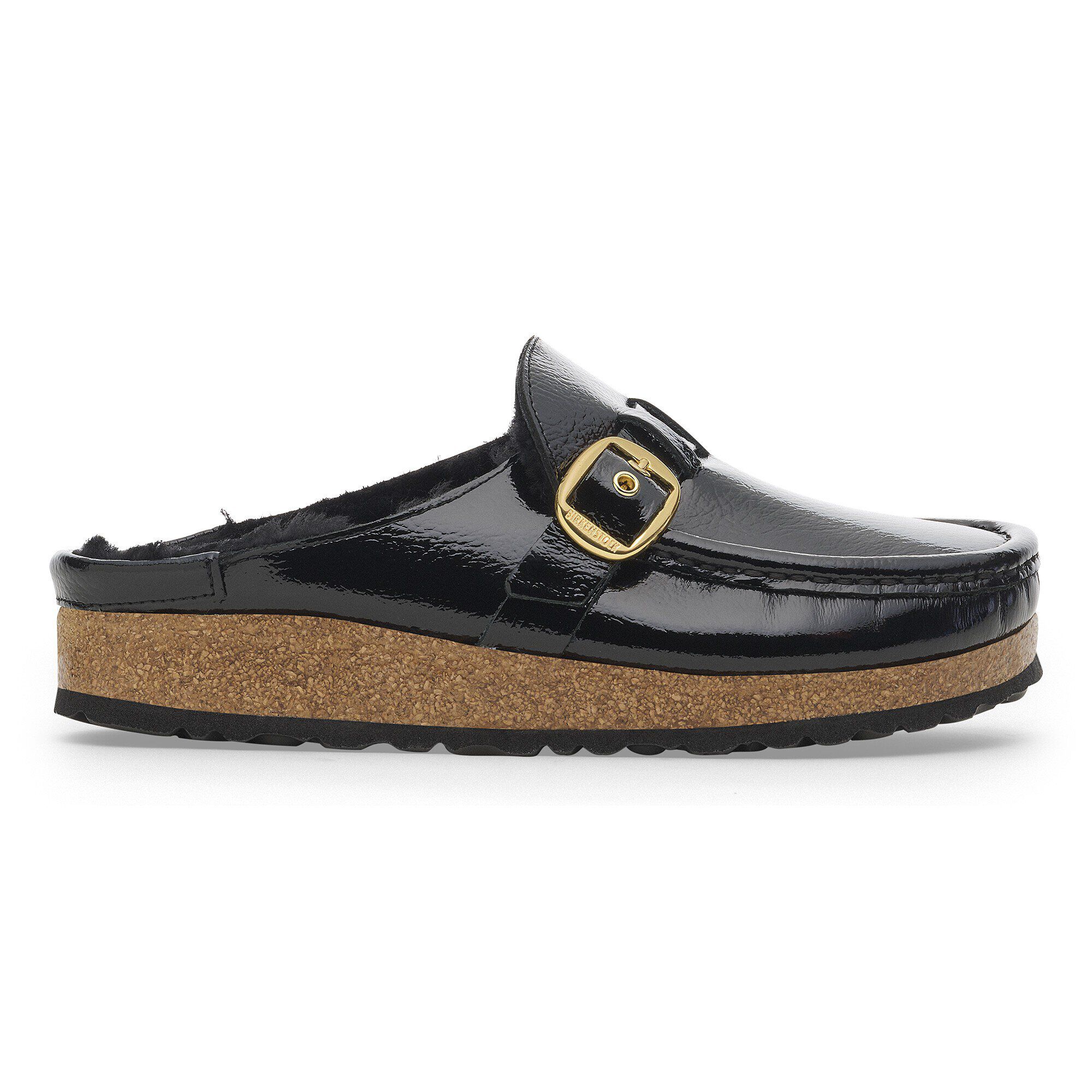 Buckley/バックリー エンボスレザー パテント Naplak Black | BIRKENSTOCK