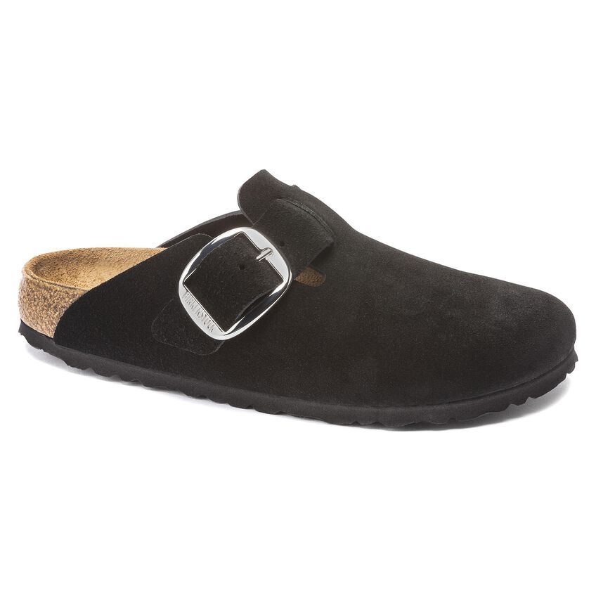 Boston/ボストン ビッグバックル PAP スエードレザー ブラック | BIRKENSTOCK