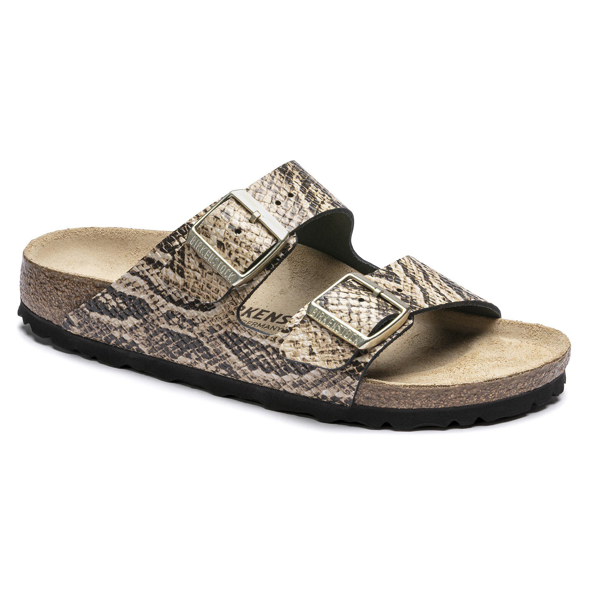 birkenstock black snakeskin