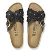 Siena Flower Embellishment Natural Leather