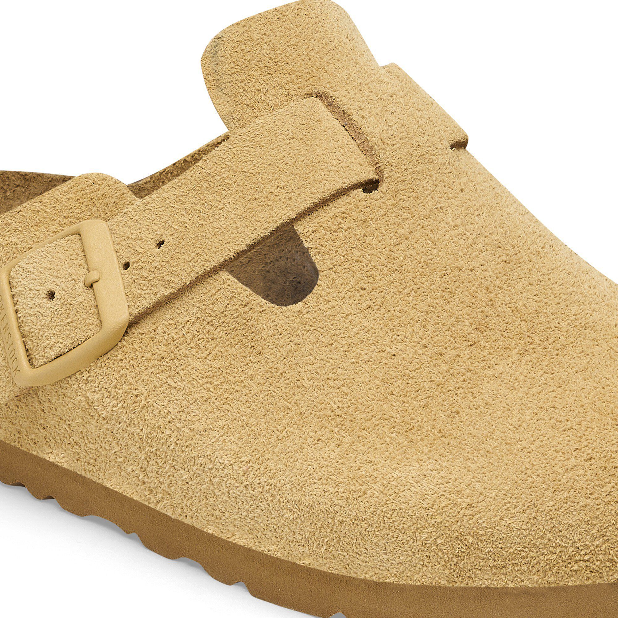 Boston Suede Leather Latte Cream BIRKENSTOCK