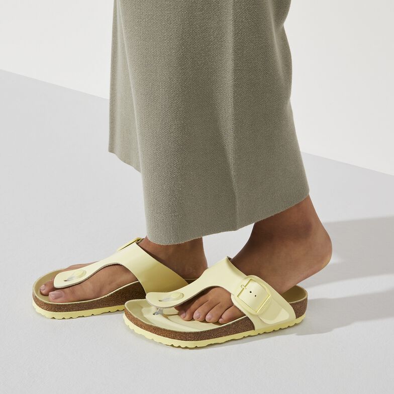 Gizeh Big Buckle Natural Leather Patent