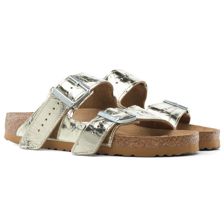 Arizona Rick Owens  Creased Metallic Gold