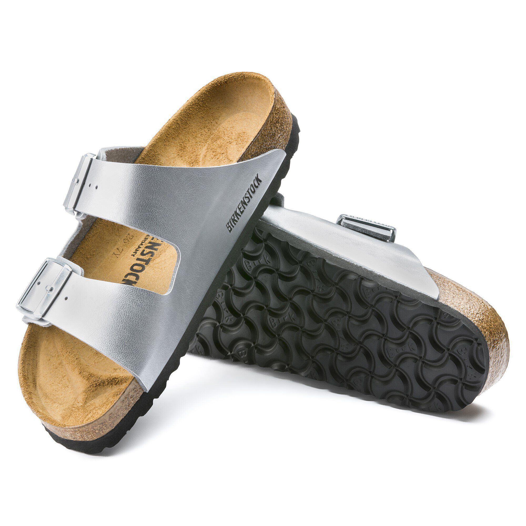 Arizona / アリゾナ ビルコフロー シルバー | BIRKENSTOCK