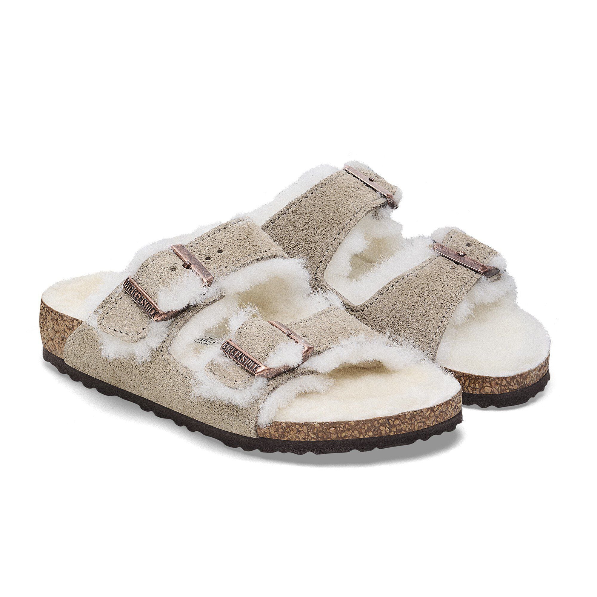 サンダル・ミュール BIRKENSTOCK ARIZONA SHEARLING SANDALS Birkenstock - Arizona Shearling Sandal | The Outfitters