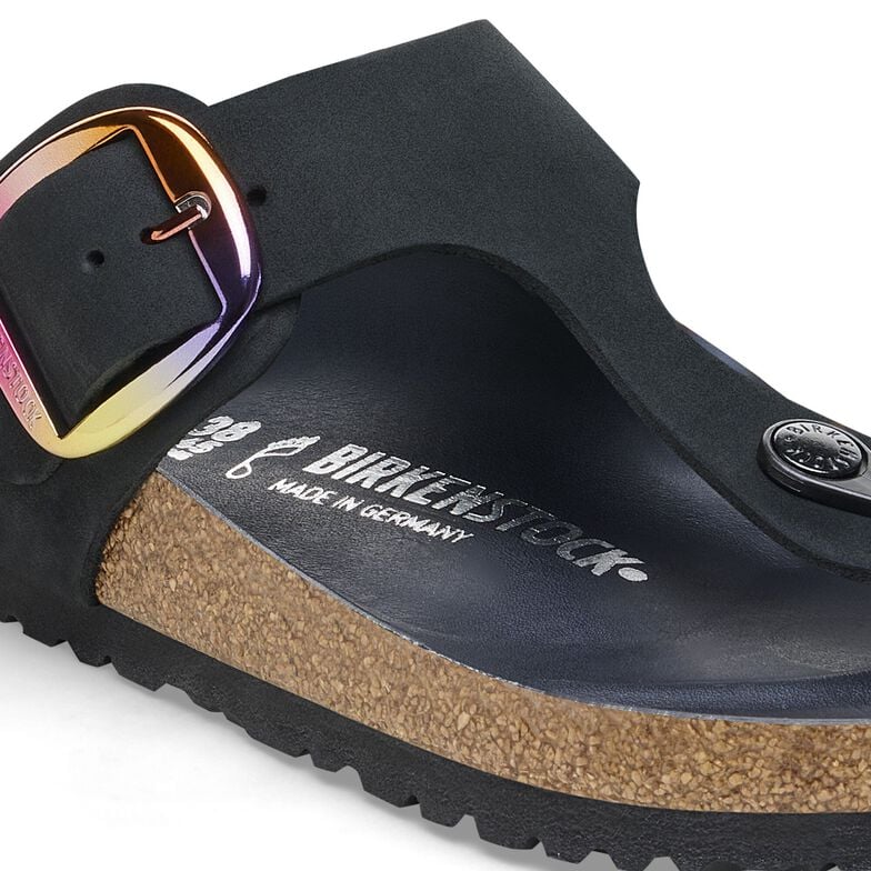 Gizeh Big Buckle Natural Leather Nubuck