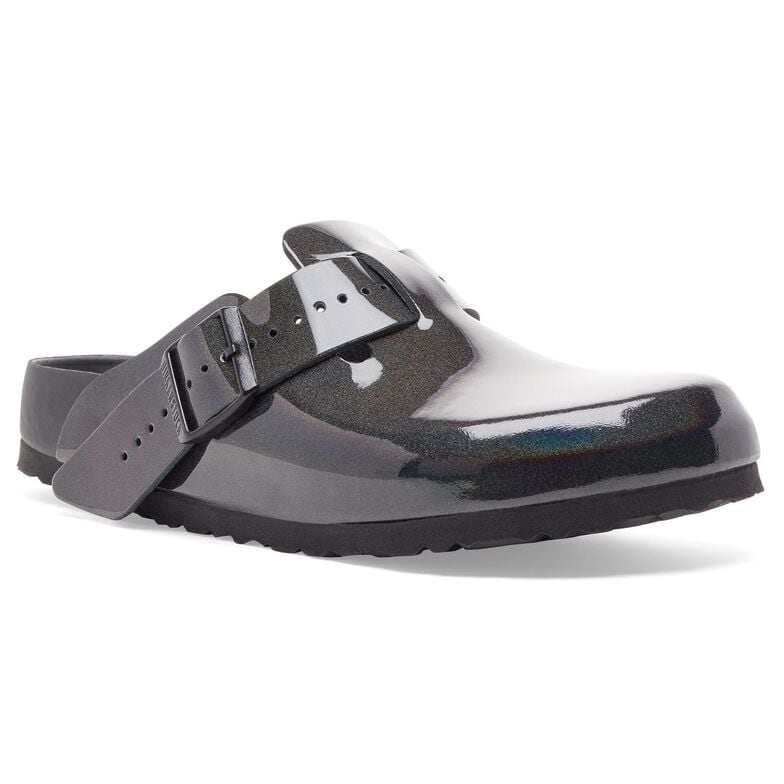 Rick Owens Boston Naturleder Black Iridescent