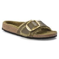 Madrid Big Buckle Shearling Natural Leather Oiled