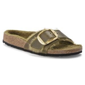 Madrid Big Buckle Shearling Natural Leather Oiled