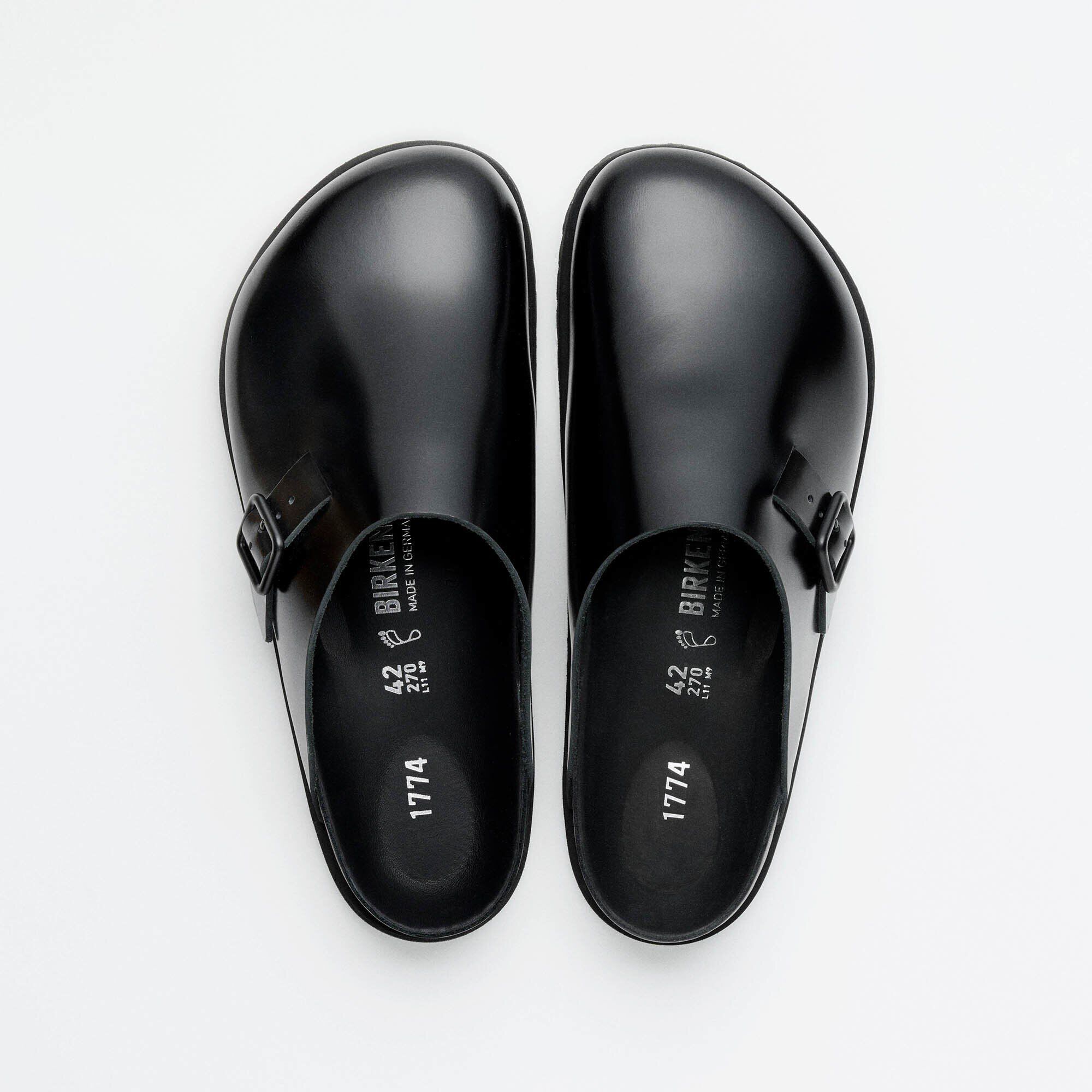 33 Dougal Natural Leather Premium Black | BIRKENSTOCK