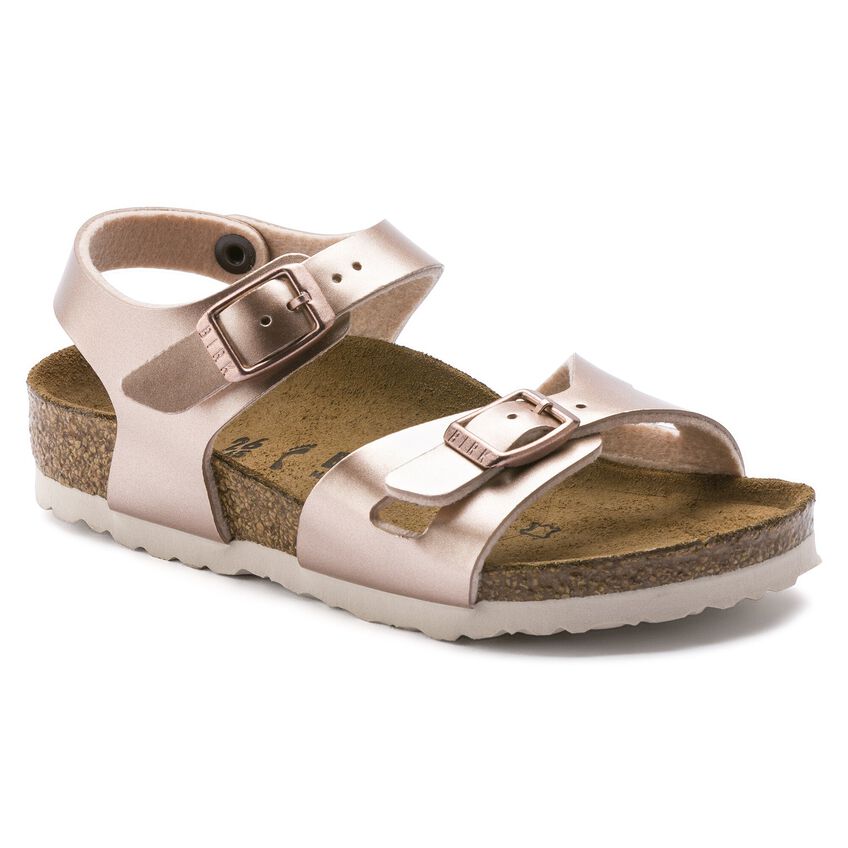 wees onder de indruk Sicilië Won Rio Kids Birko-Flor Electric Metallic Copper | BIRKENSTOCK