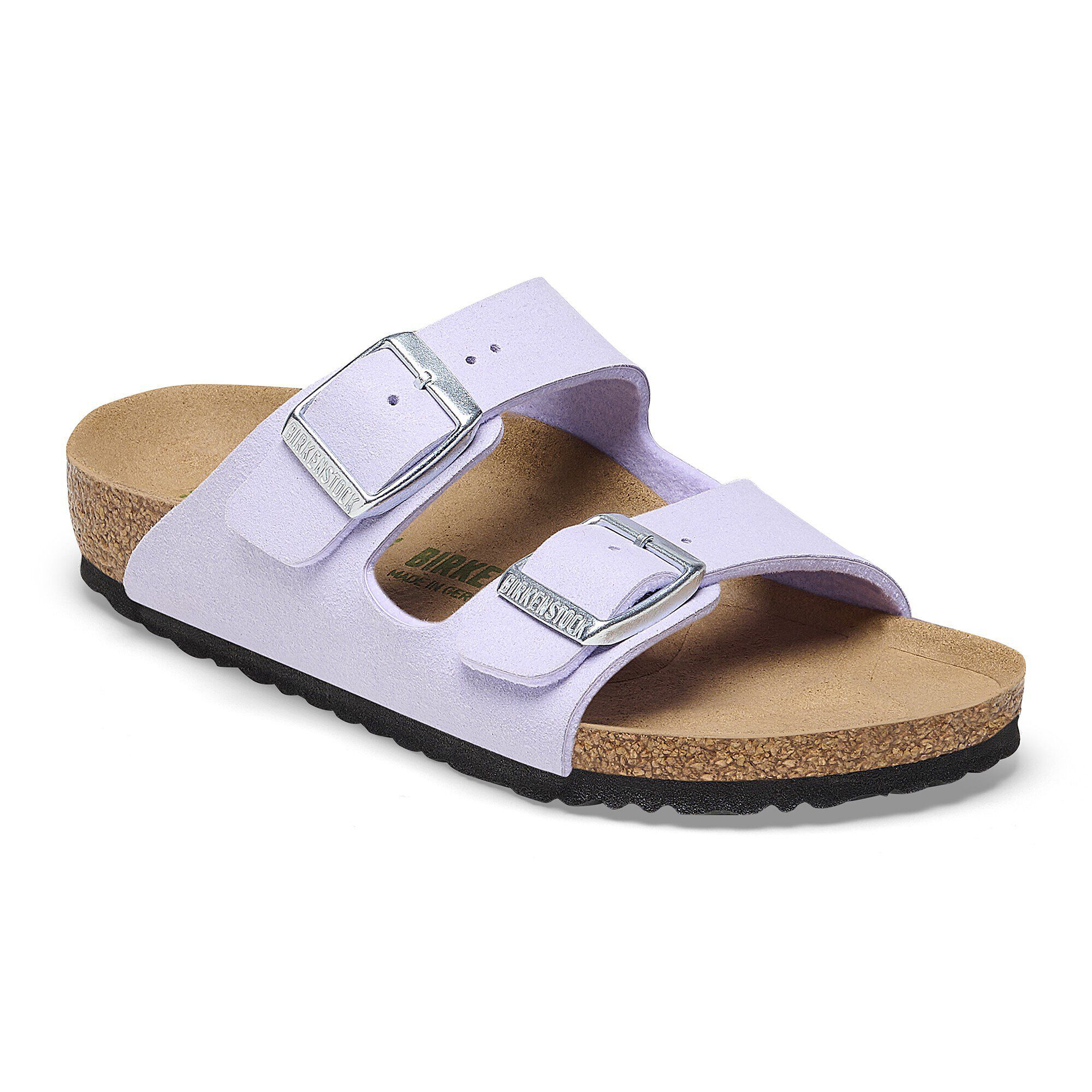 Purple plastic birkenstocks sale