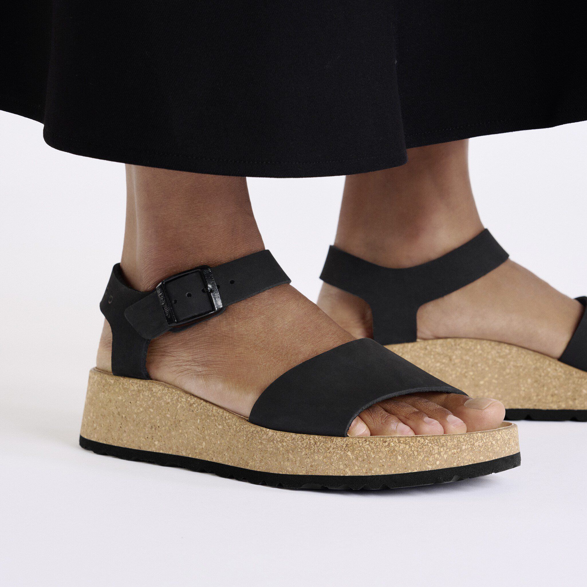 Glenda / グレンダ ヌバックレザー ブラック | BIRKENSTOCK