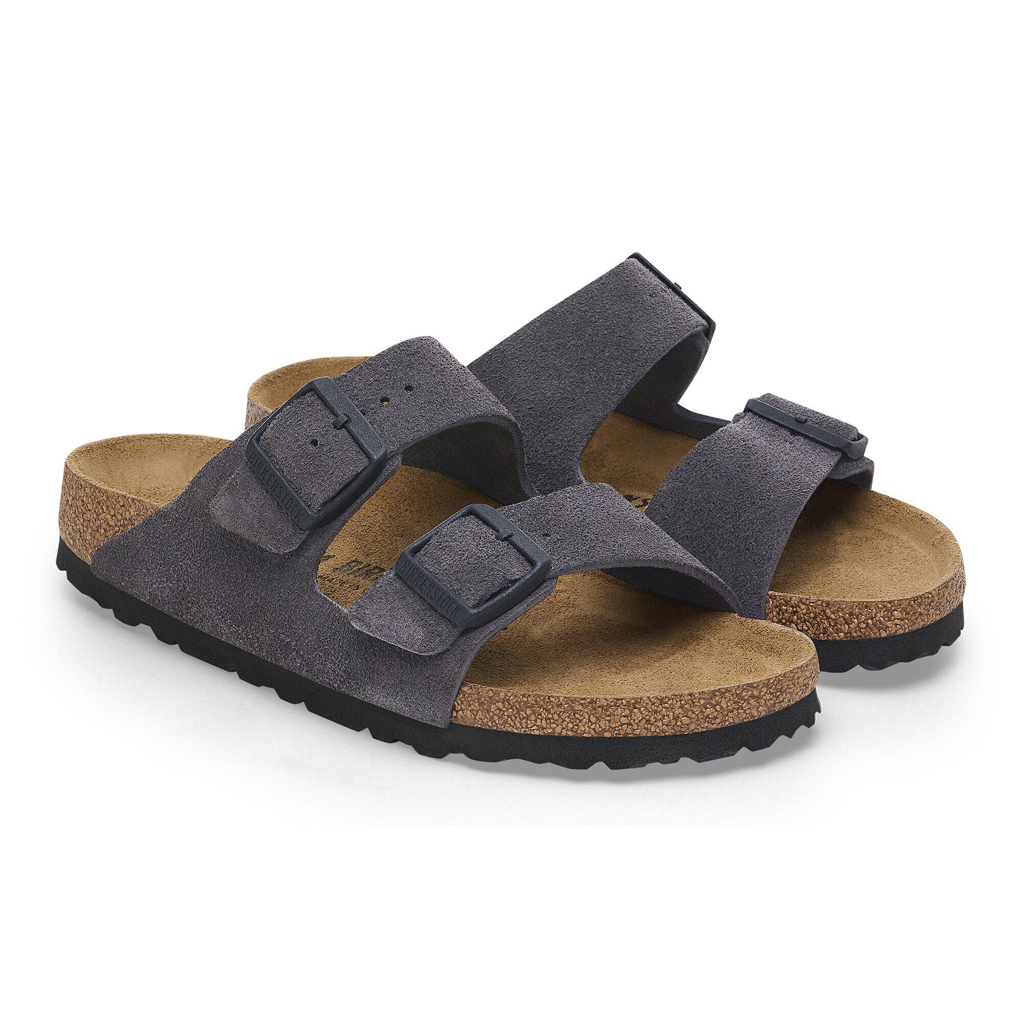 Arizona Suede Leather Velvet grey | BIRKENSTOCK
