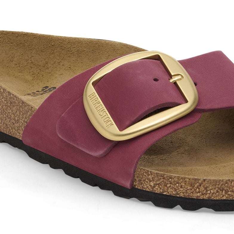Madrid Big Buckle Nubuk Leather