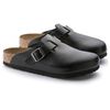birkenstock boston oiled leather black