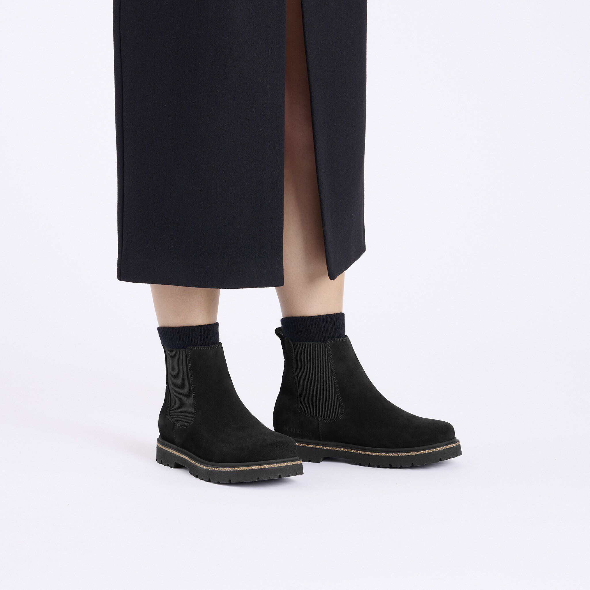 Highwood Slip On Women スムースレザー ブラック | BIRKENSTOCK