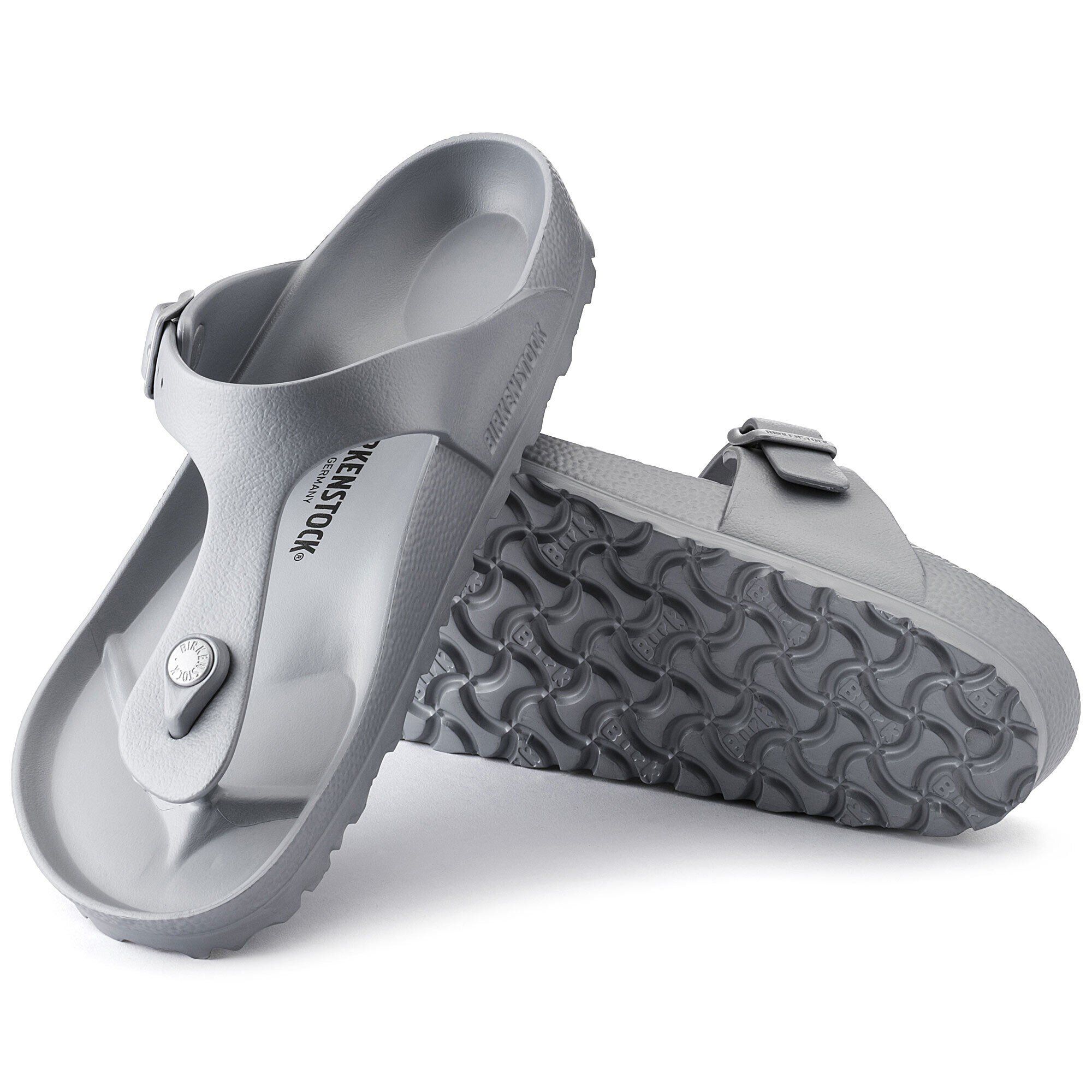 birkenstock gizeh eva silver