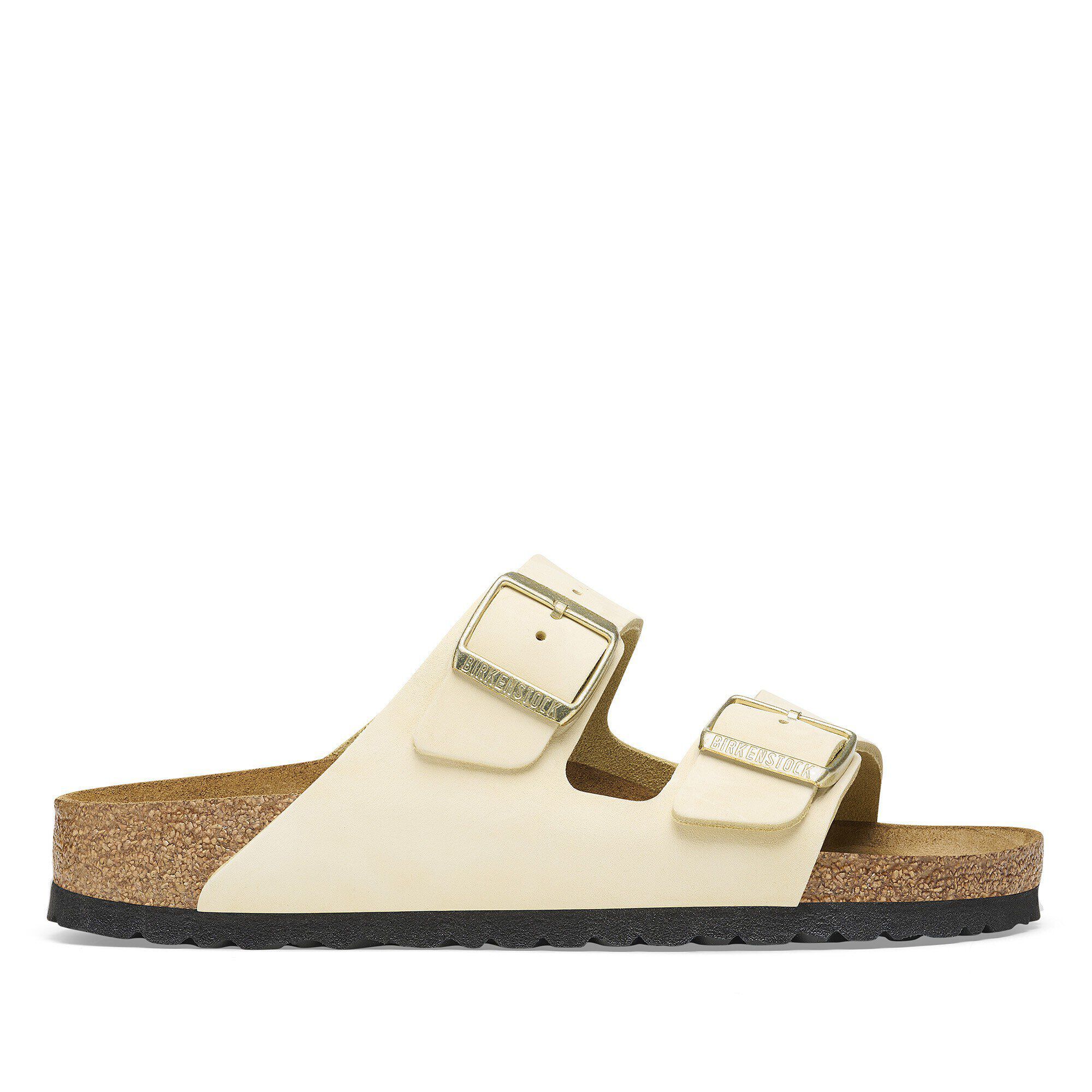 Arizona Soft Footbed Nubuk Leather Ecru | BIRKENSTOCK