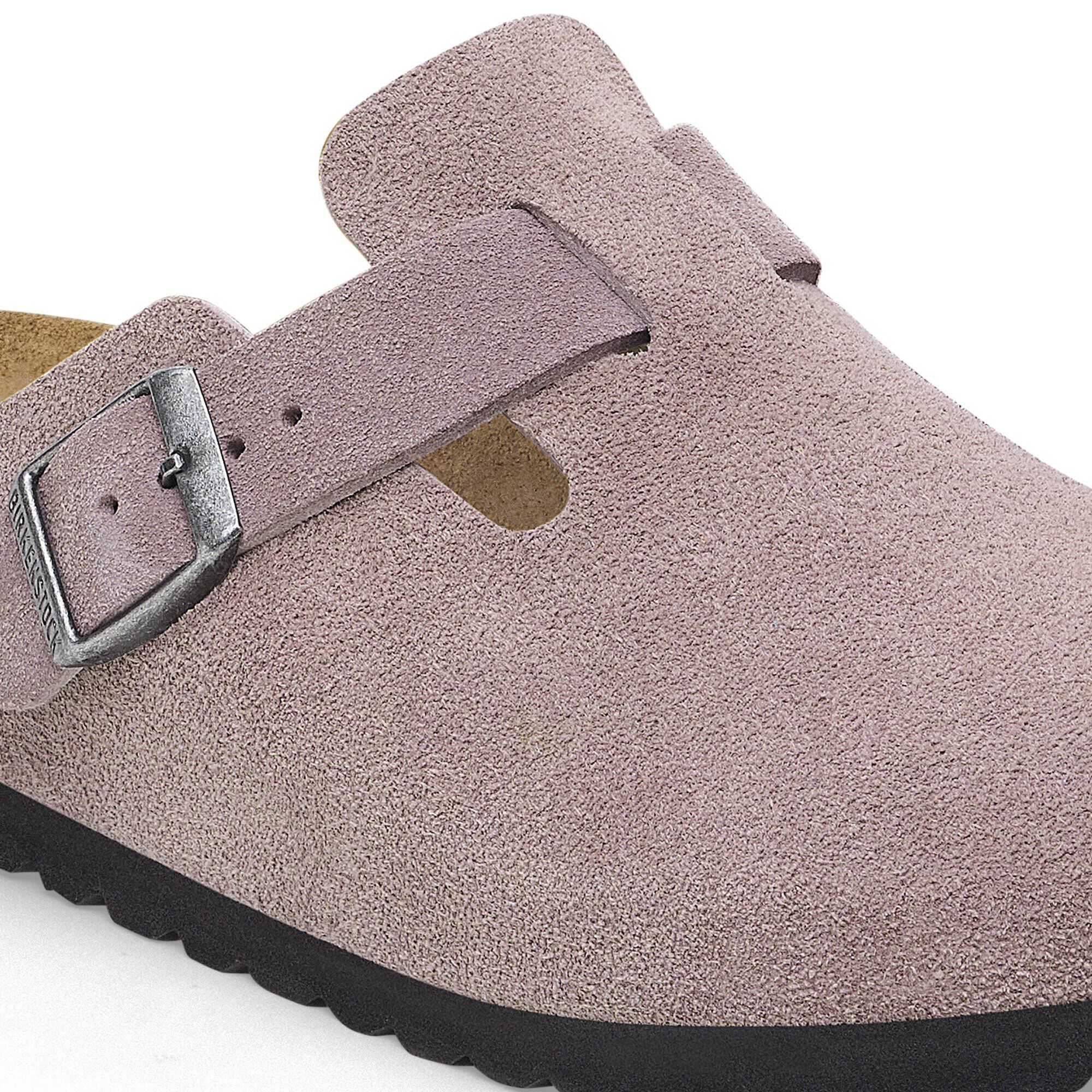 Boston Suede Leather Faded Purple | BIRKENSTOCK