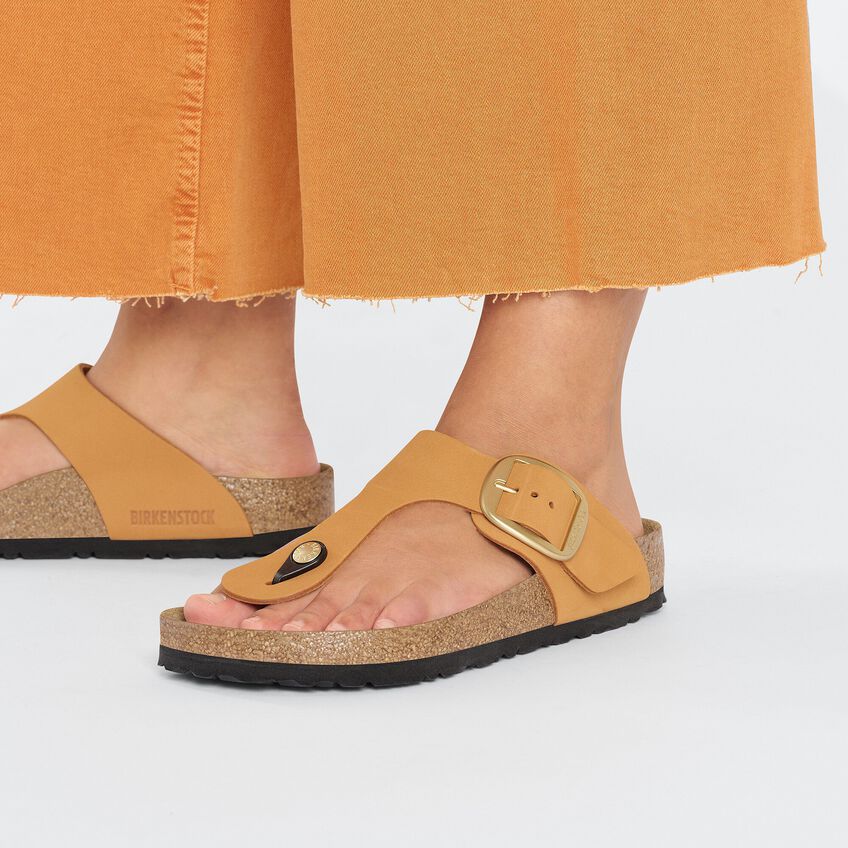 Gizeh Big Buckle Nubuk Leather