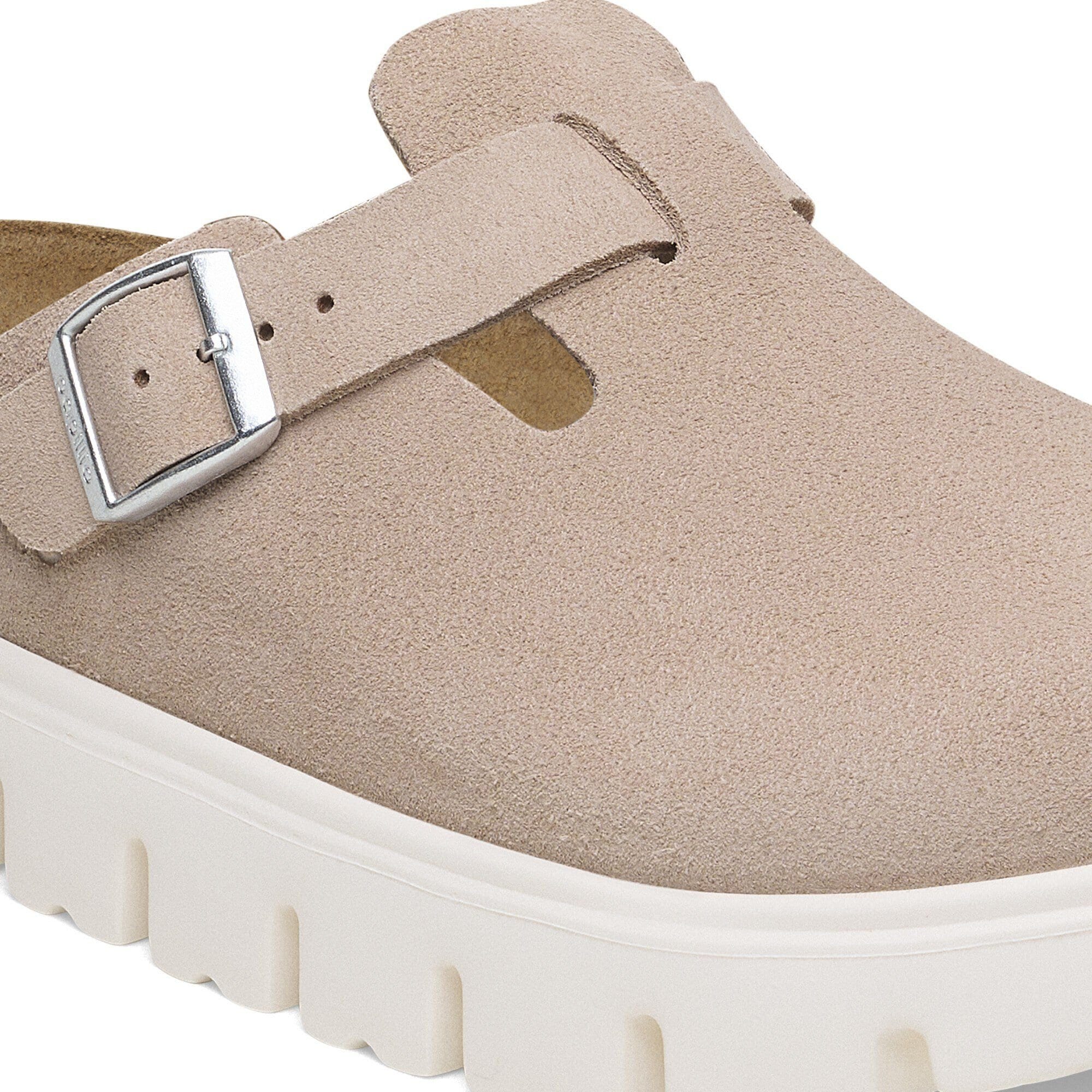 Boston Chunky Suede Leather Light Rose | BIRKENSTOCK